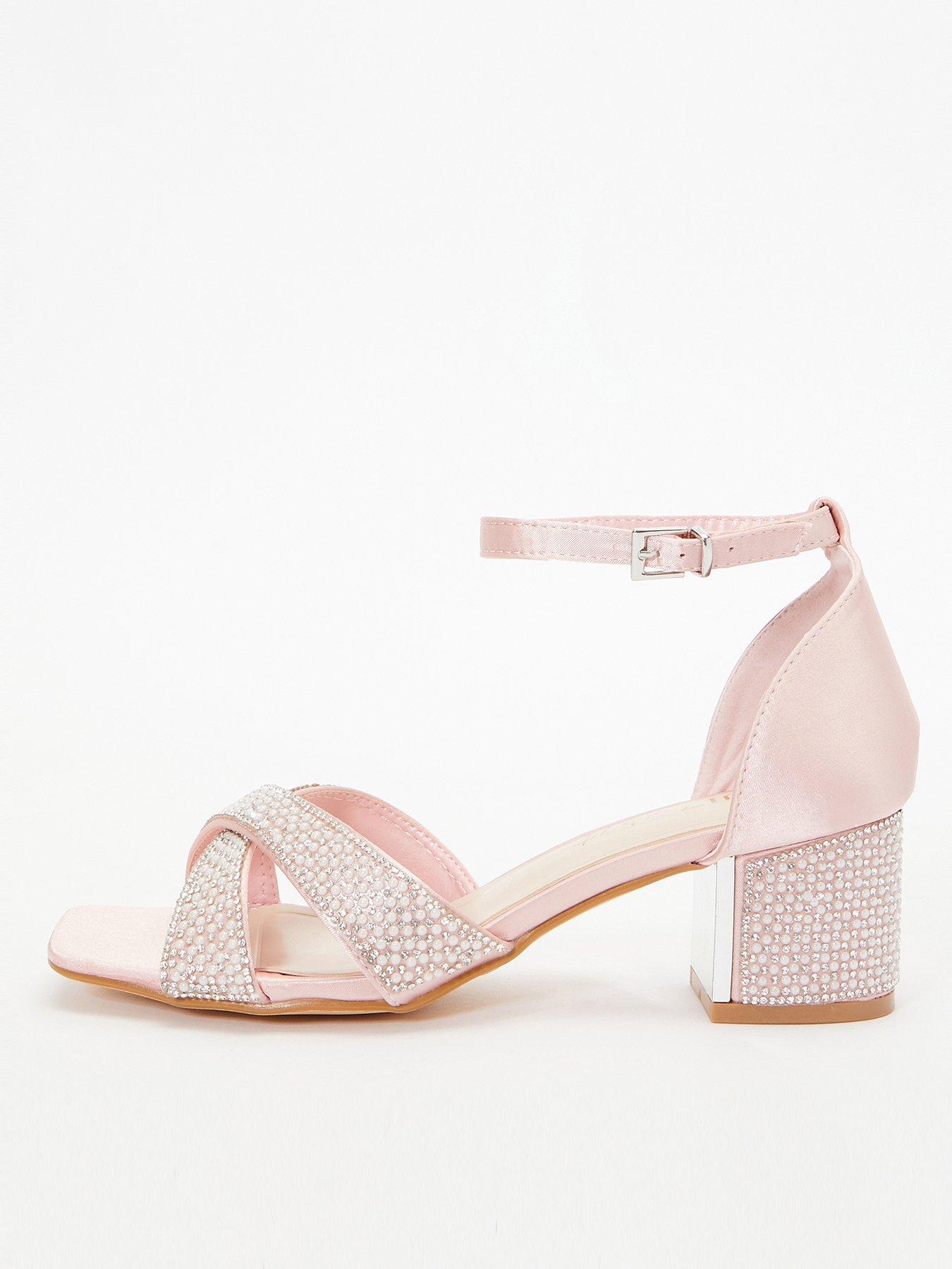 Blush pink clearance heels uk