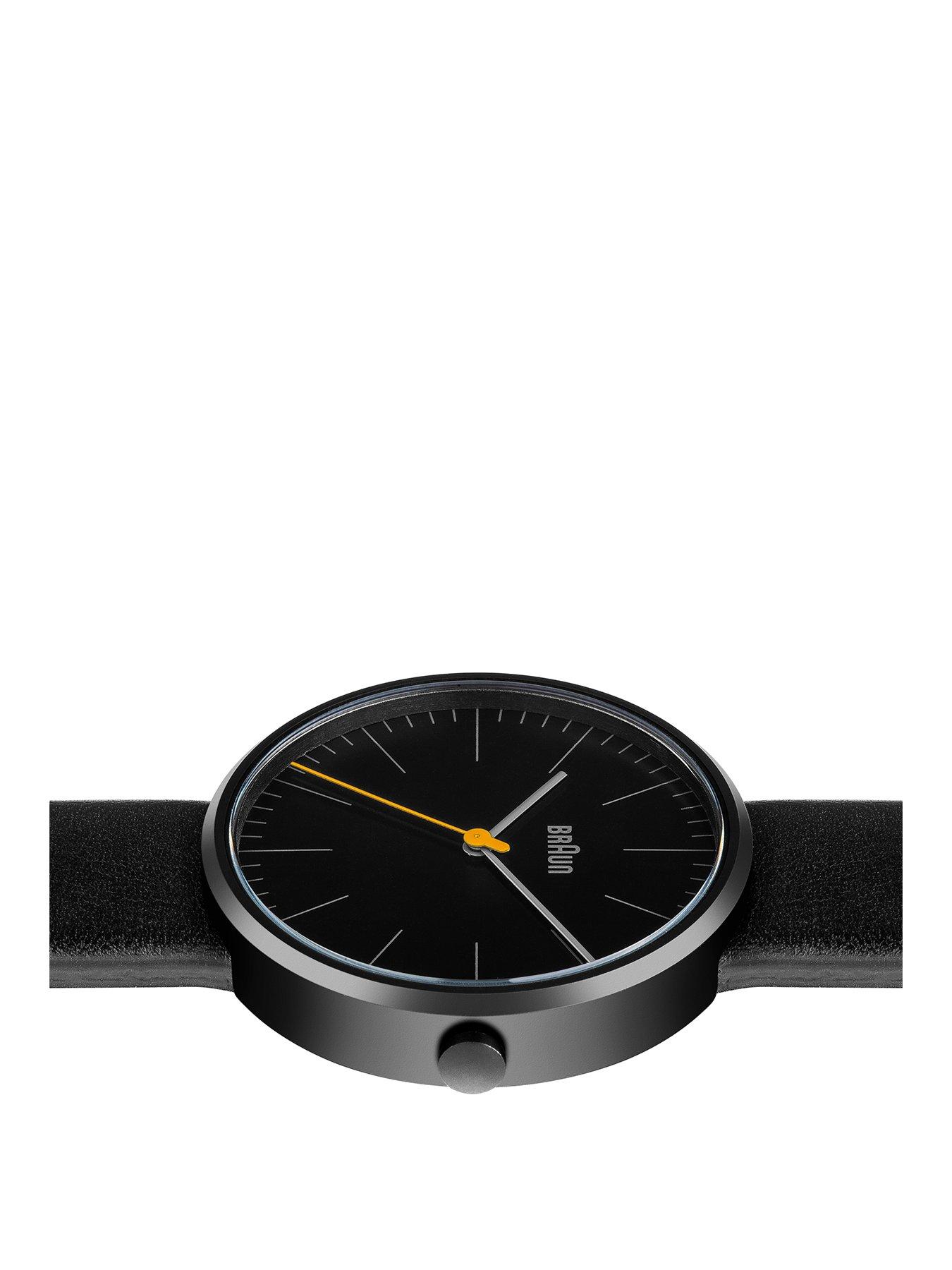 Image 2 of 5 of Braun BN0172&nbsp;Gents Leather Strap Black Watch