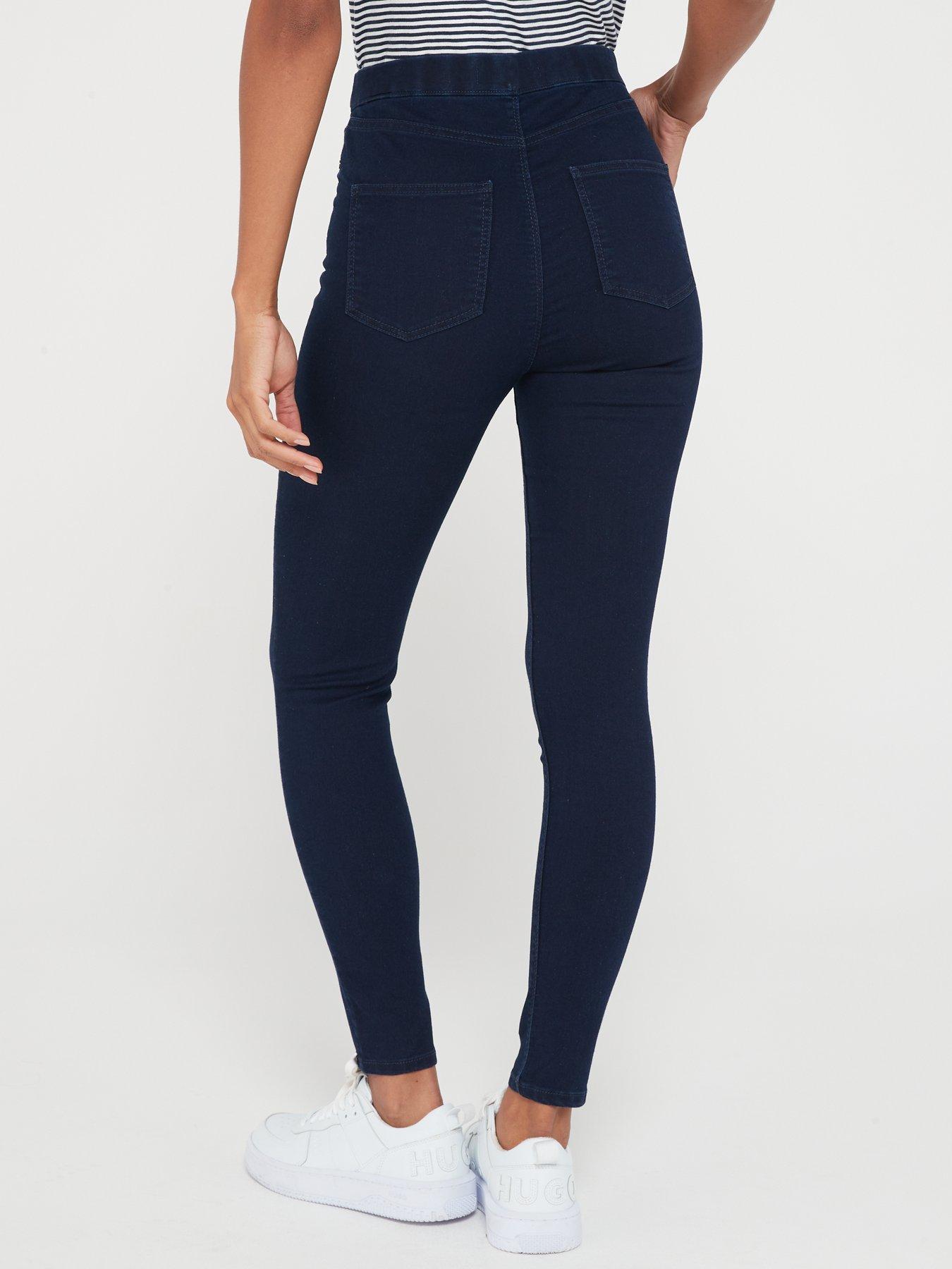 Deux par Deux Jeggings in Navy