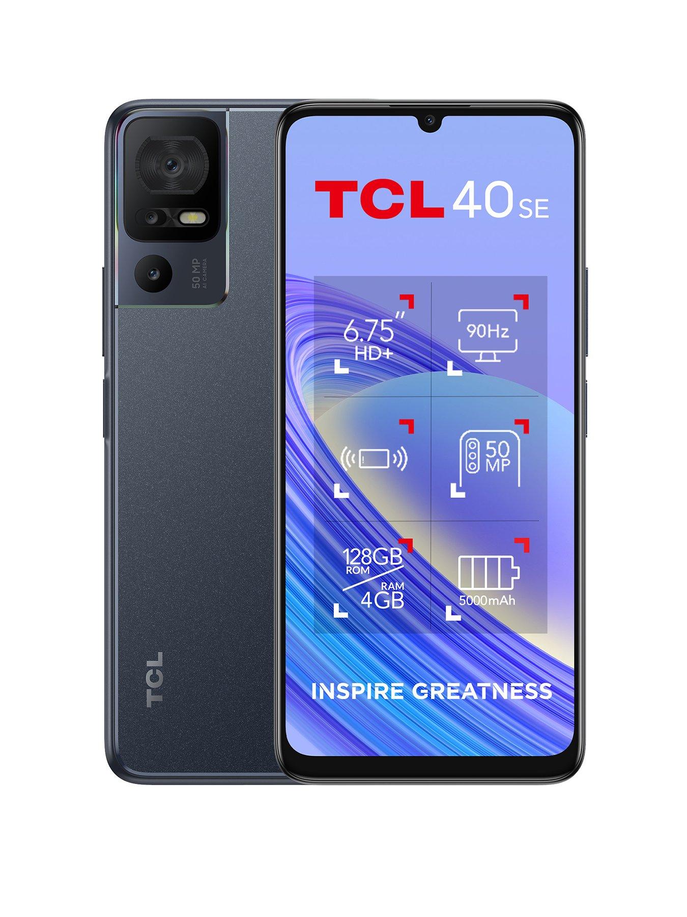 TCL 40 SE (128GB) - Grey | very.co.uk