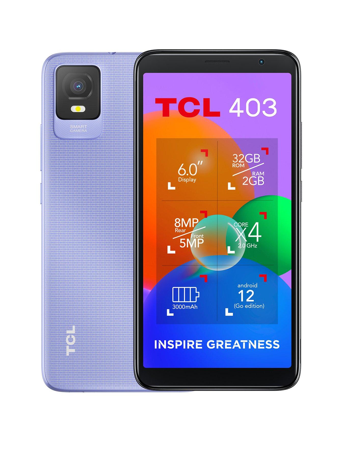 Back Panel Cover for TCL 403 - Purple 