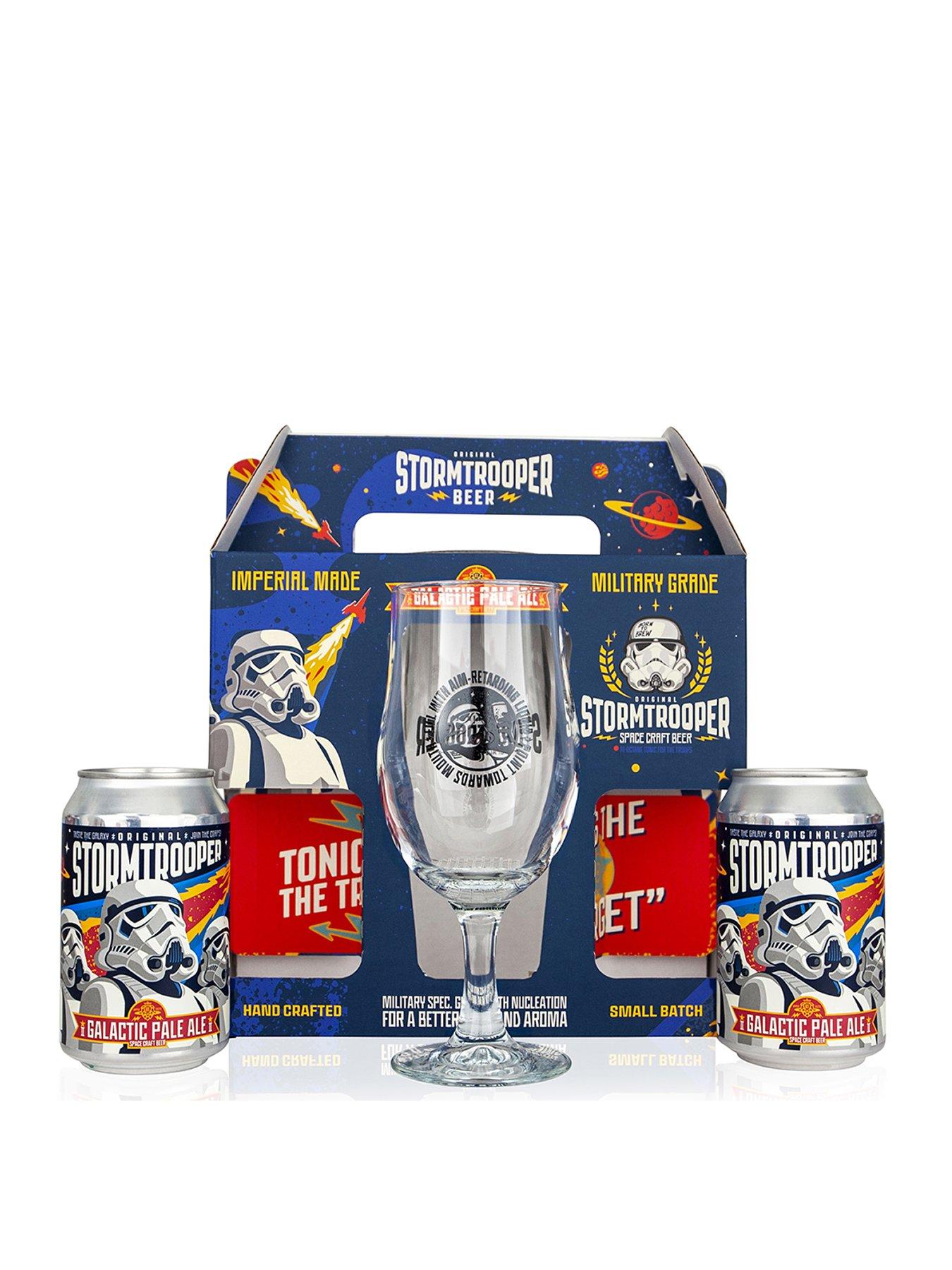 Product photograph of Star Wars Stormtrooper Space Craft Beer - Galactic Pale Ale Gift Pack from very.co.uk