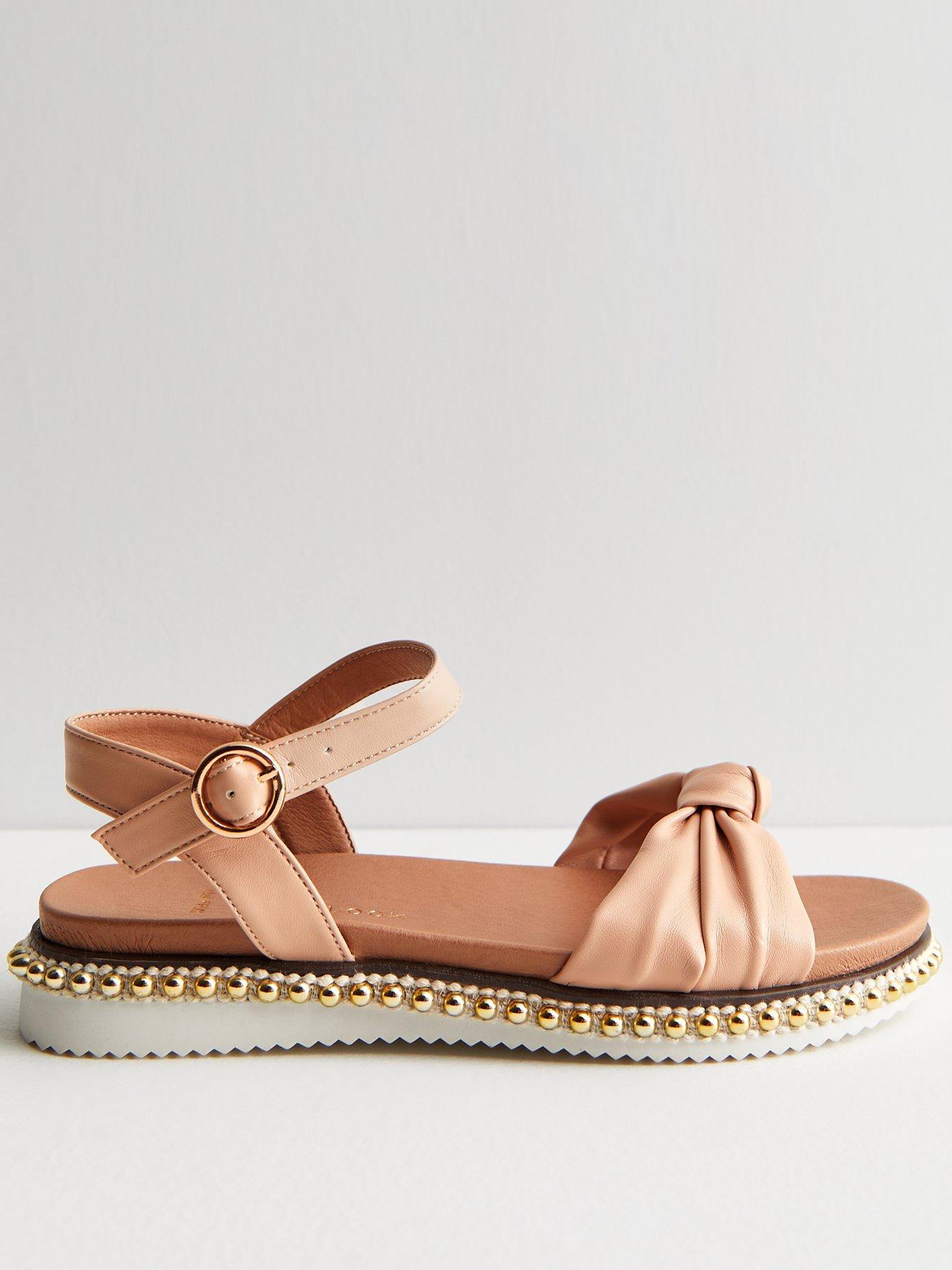 Pale pink store wide fit sandals