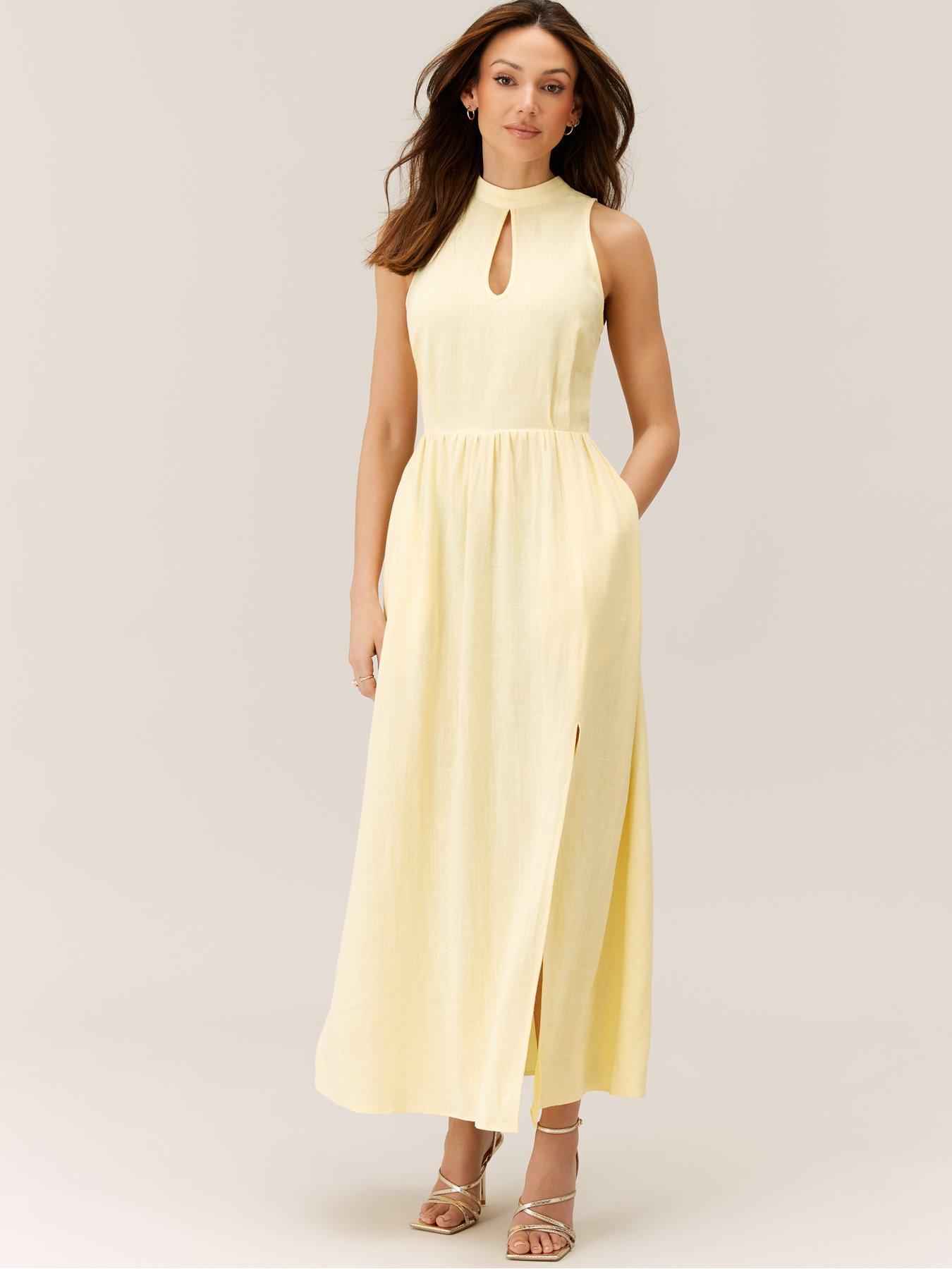 Floaty yellow hot sale dress