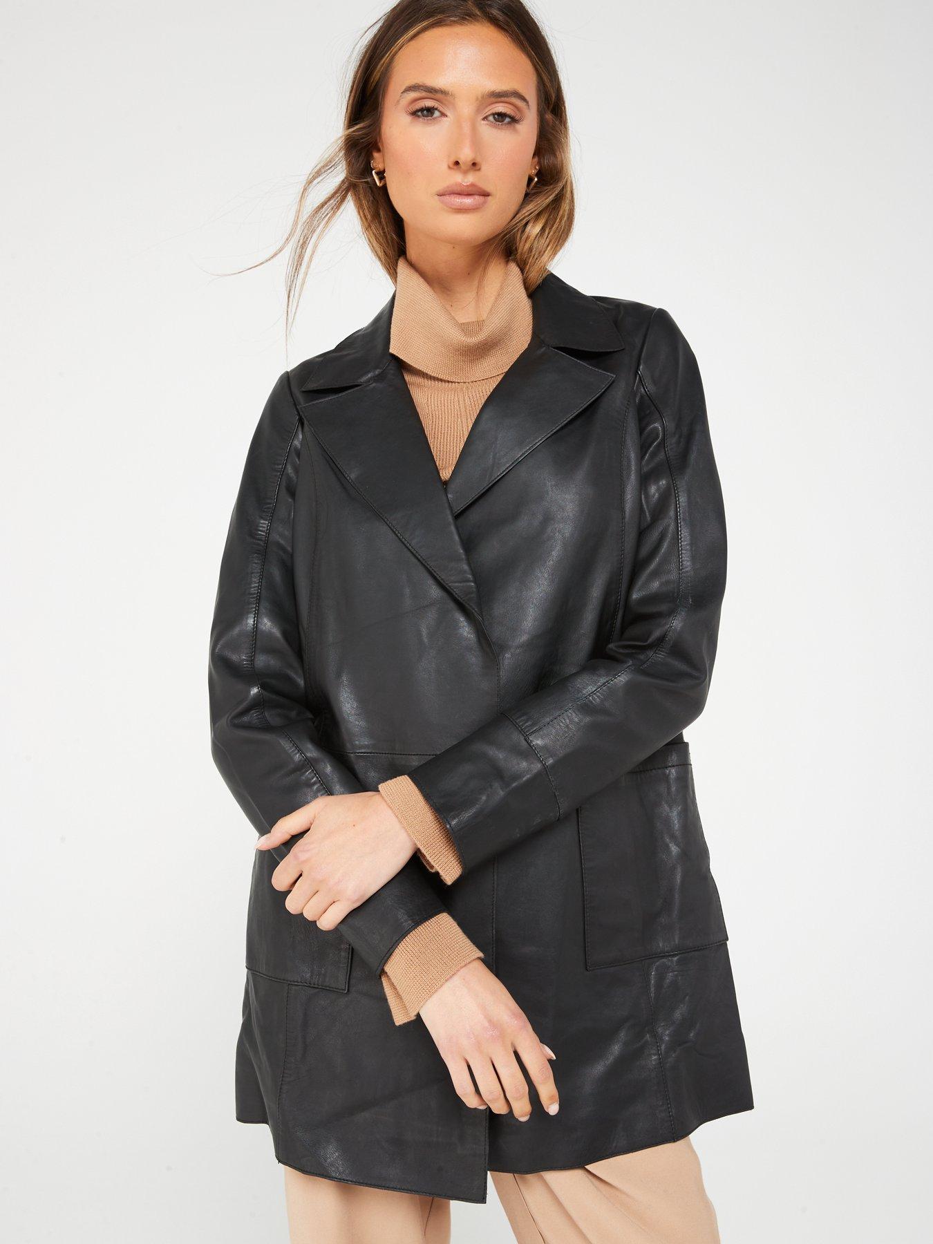 Women's Leather Jackets | Leather Jackets for Ladies | Very.co.uk