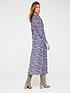  image of fig-basil-printed-knot-neck-midaxi-dress-multi