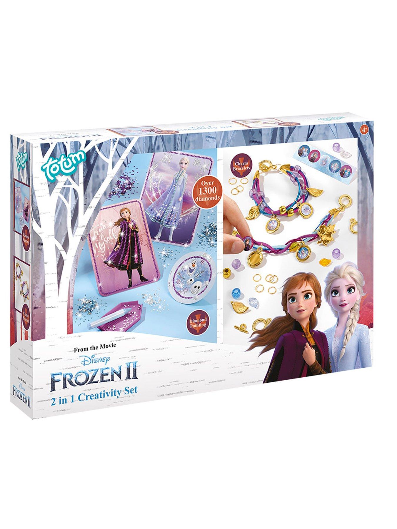 Frozen Diamond 2 in 1 Diamond Painting and Charm Bracelet Twin Pack