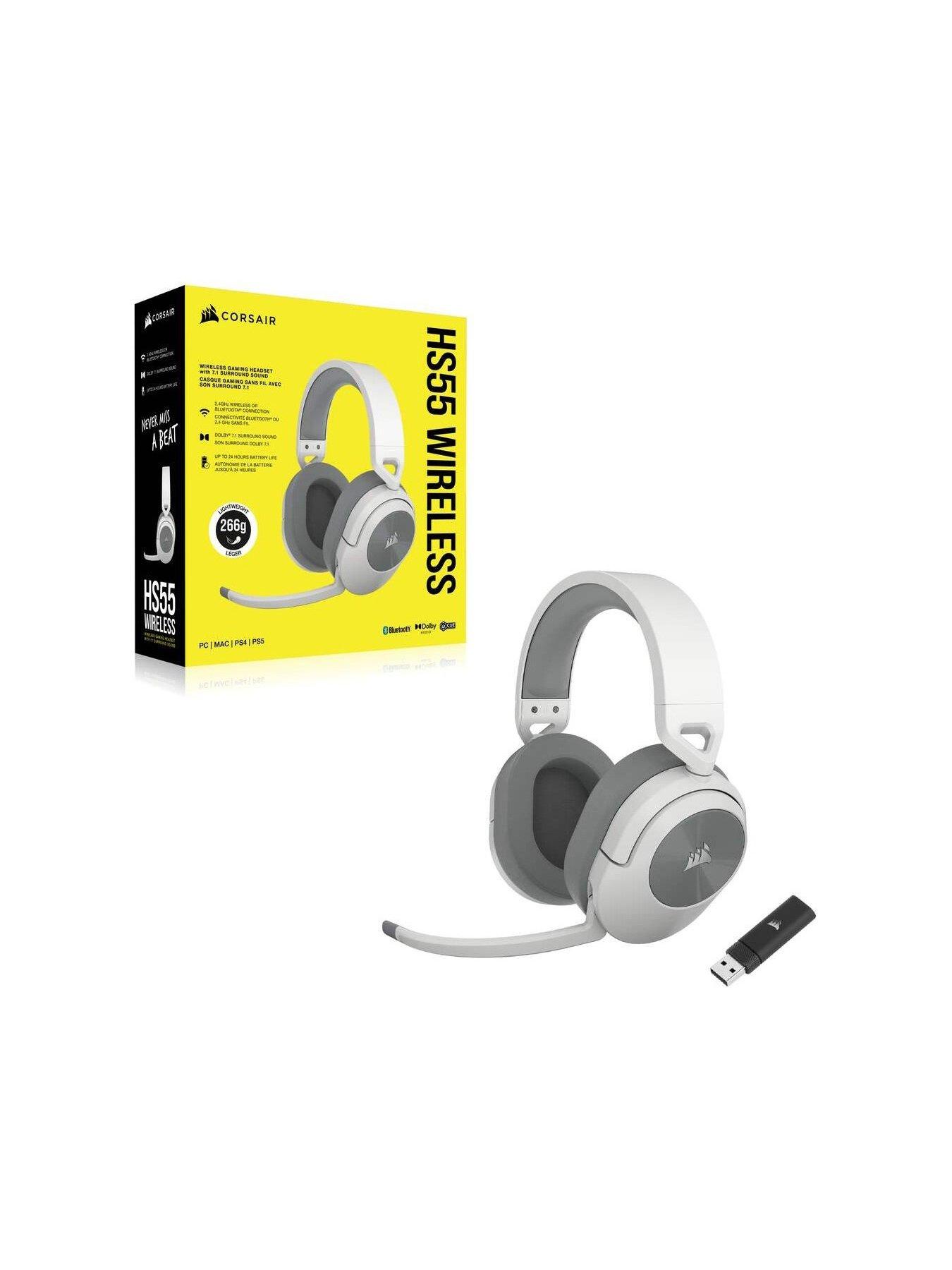 Image 6 of 6 of CORSAIR HS55 Surround Wireless Gaming Headset - White