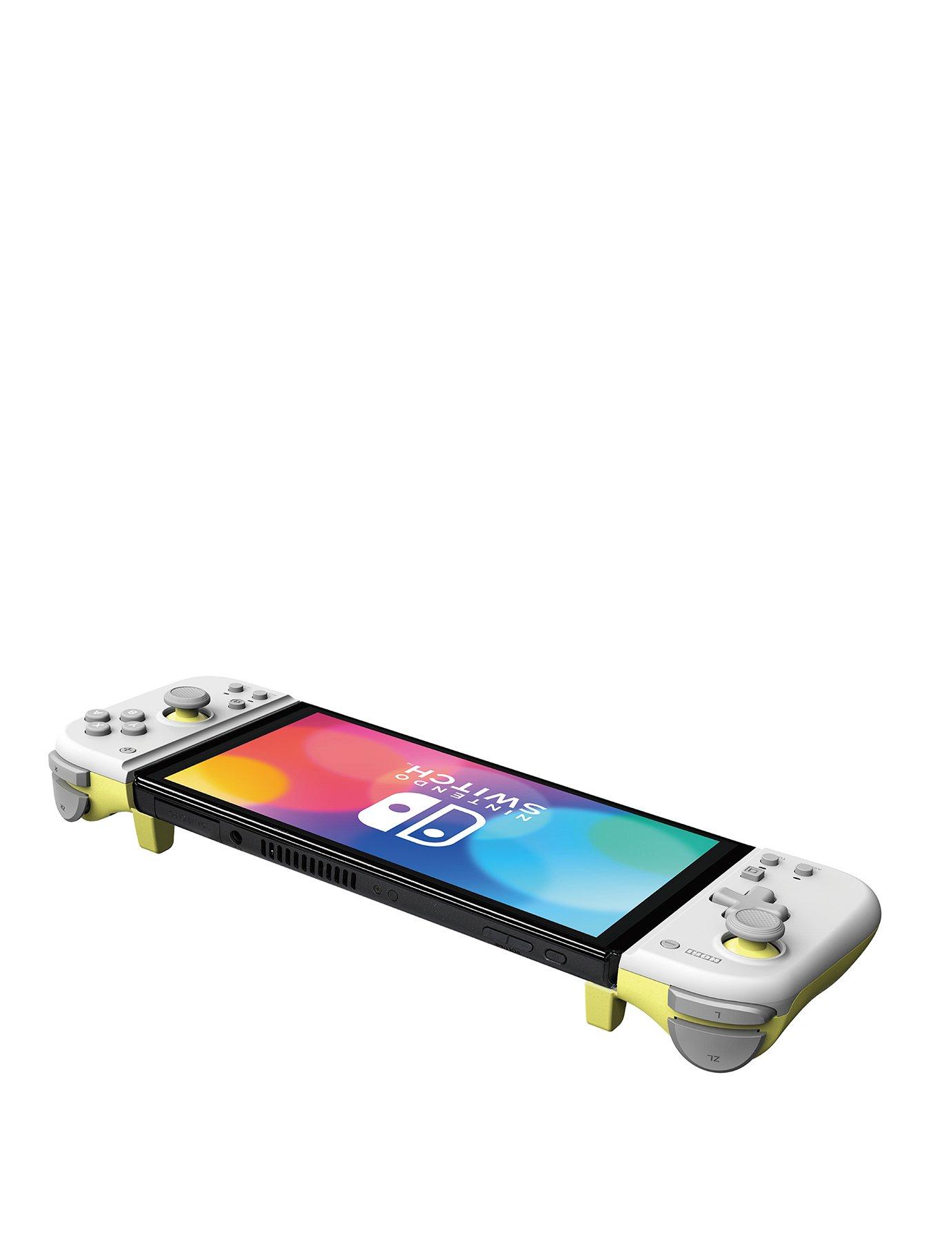 Image 2 of 6 of HORI Split Pad Compact (Light Grey &amp; Yellow) for Nintendo Switch
