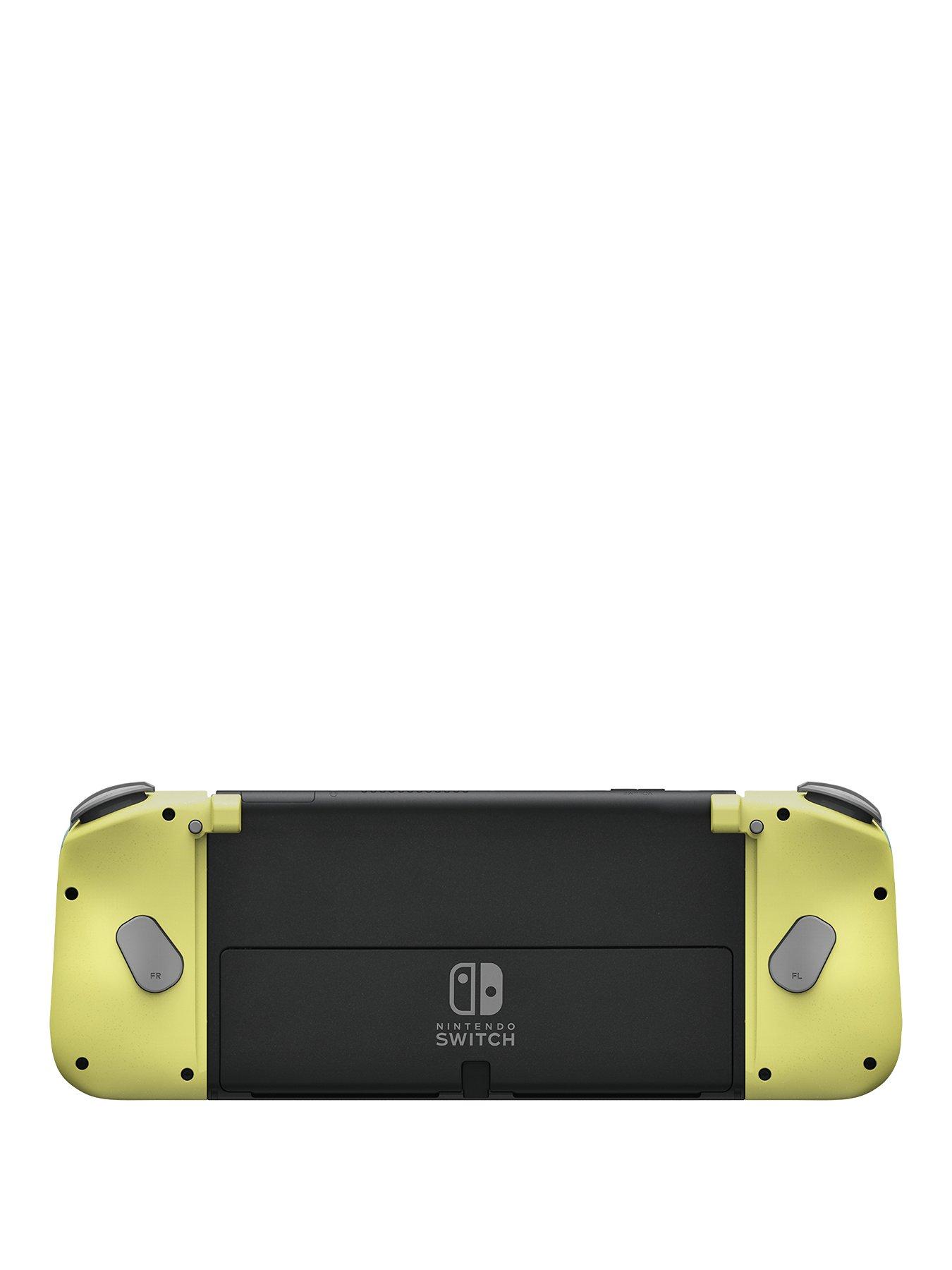 Image 3 of 6 of HORI Split Pad Compact (Light Grey &amp; Yellow) for Nintendo Switch