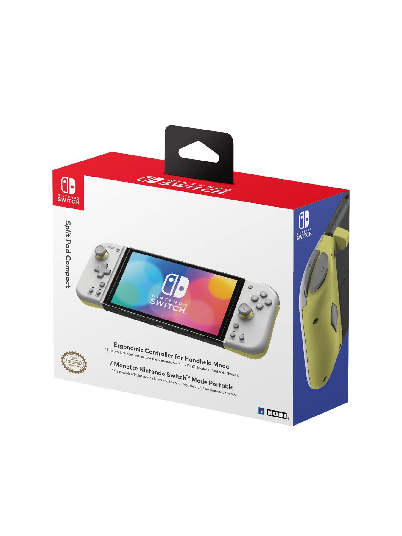 Image 5 of 6 of HORI Split Pad Compact (Light Grey &amp; Yellow) for Nintendo Switch