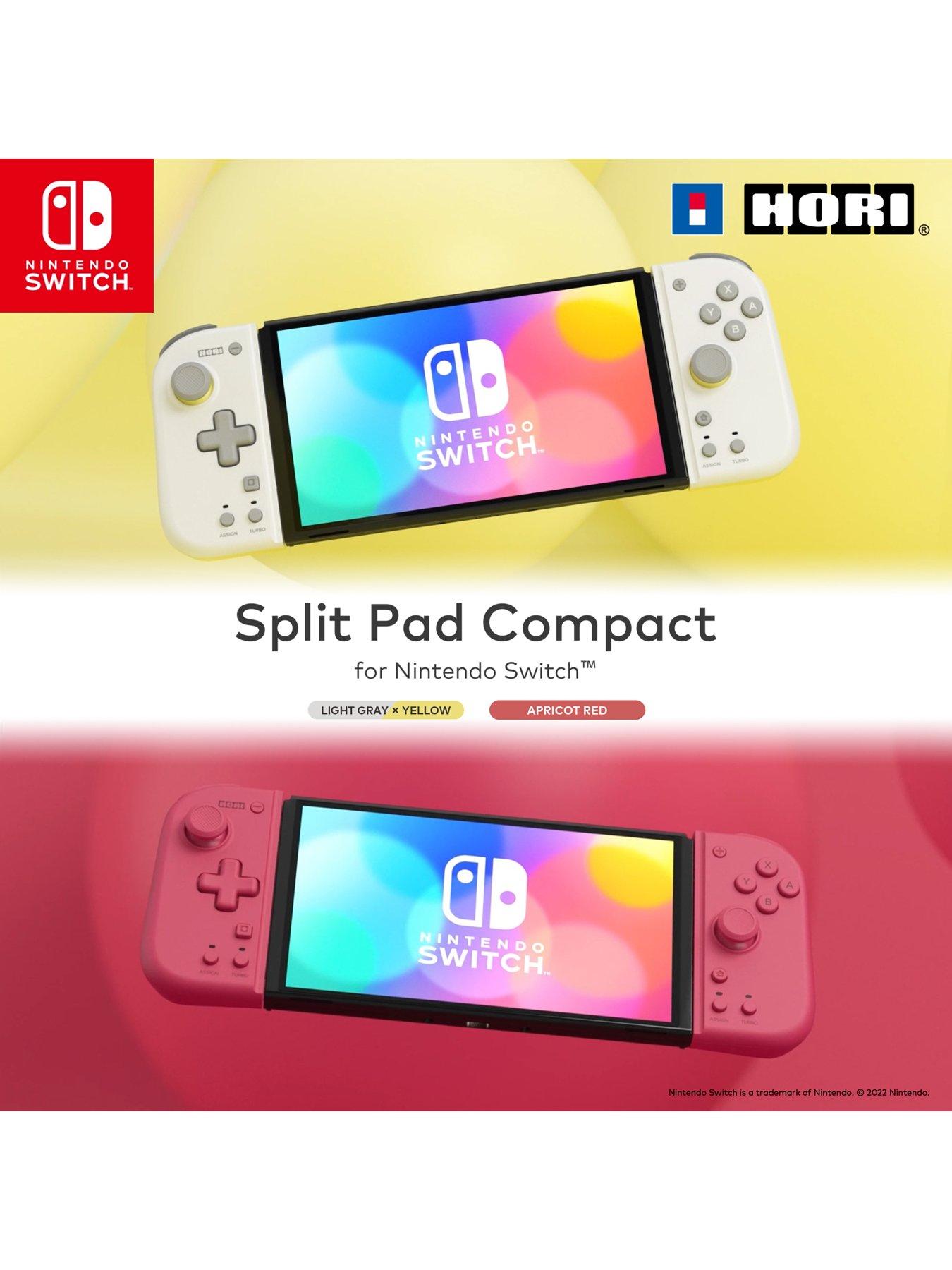 Image 6 of 6 of HORI Split Pad Compact (Light Grey &amp; Yellow) for Nintendo Switch