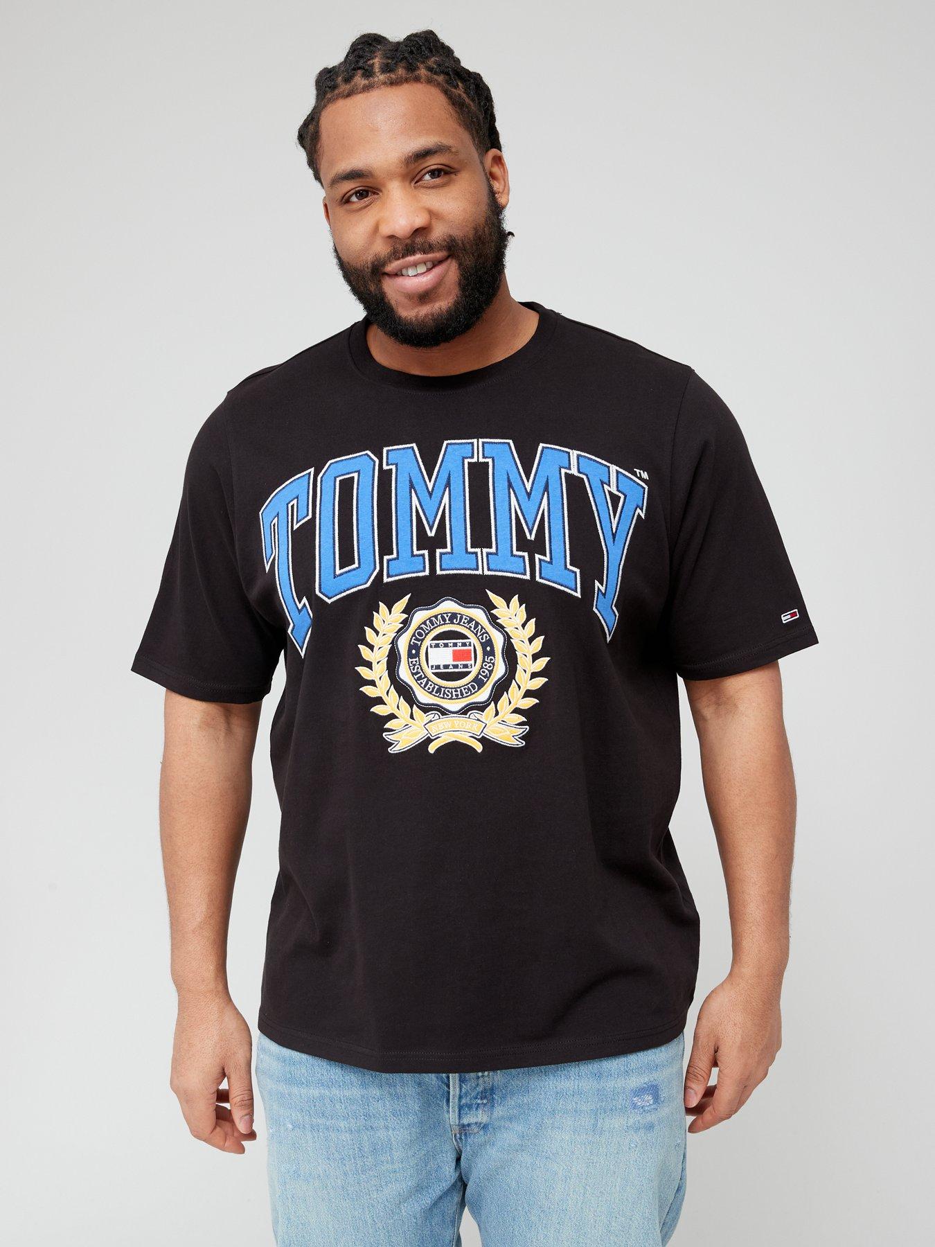 Tommy jeans big online logo t shirt