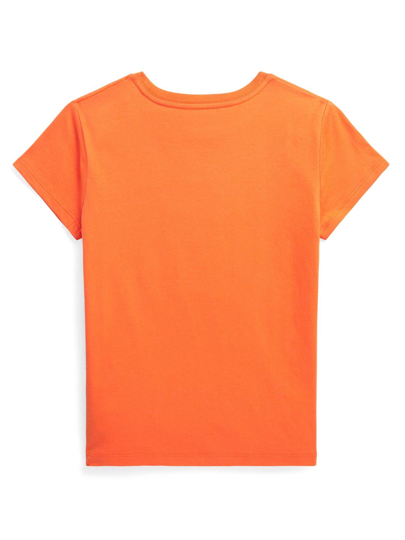 Orange on sale shirt girls