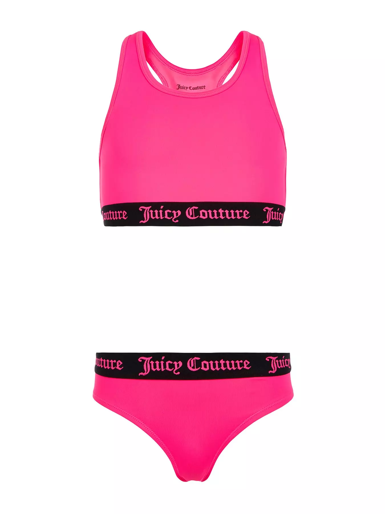Buy Juicy Couture Girls Bralette And Bikini Briefs Set Bright White