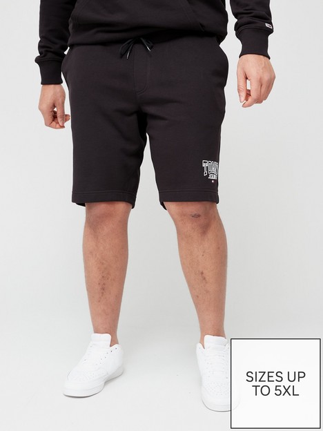 tommy-jeans-big-amp-tall-jersey-beach-short-black