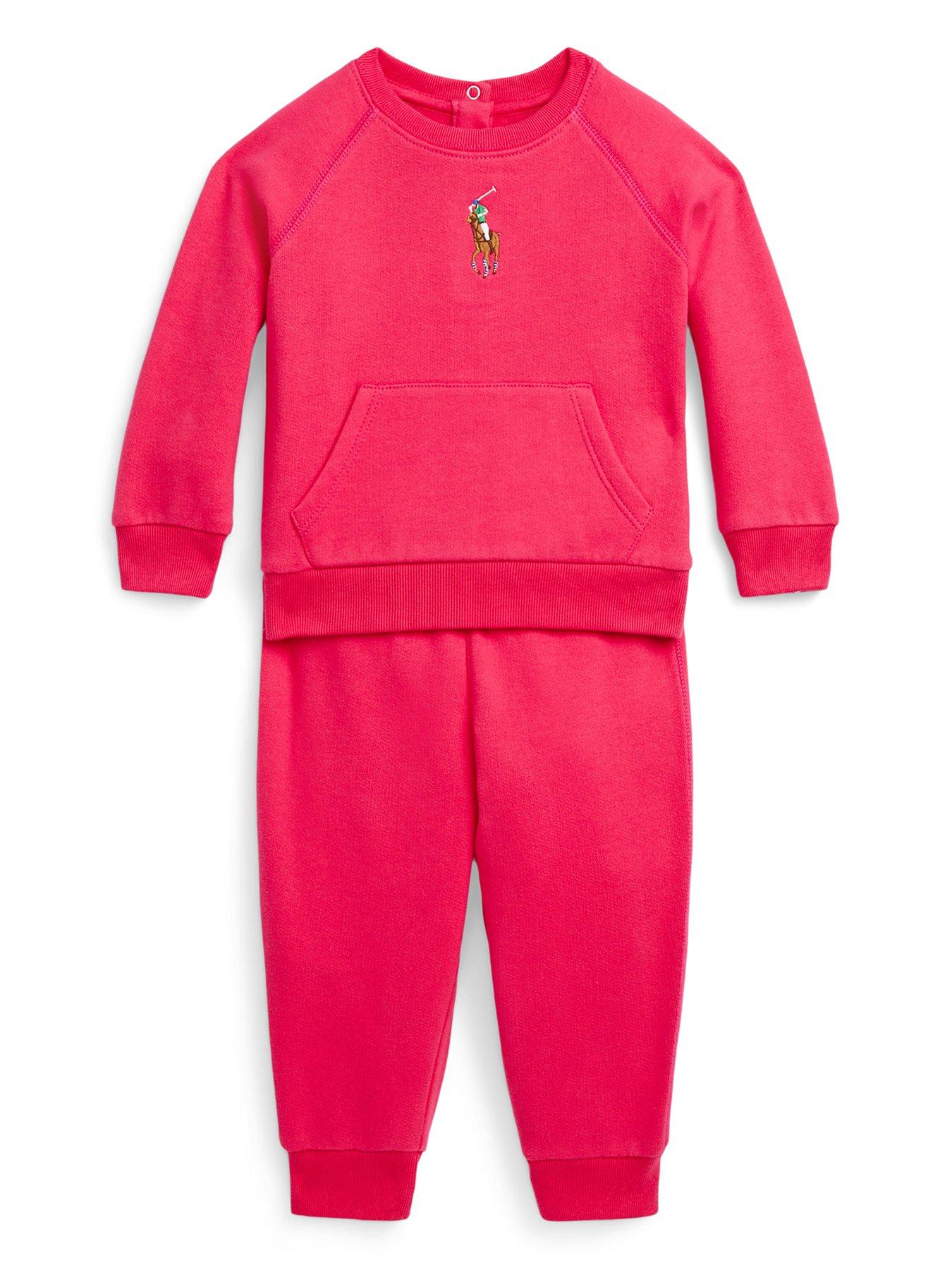 Ralph Lauren Baby Girls Jog Set Bright Pink very