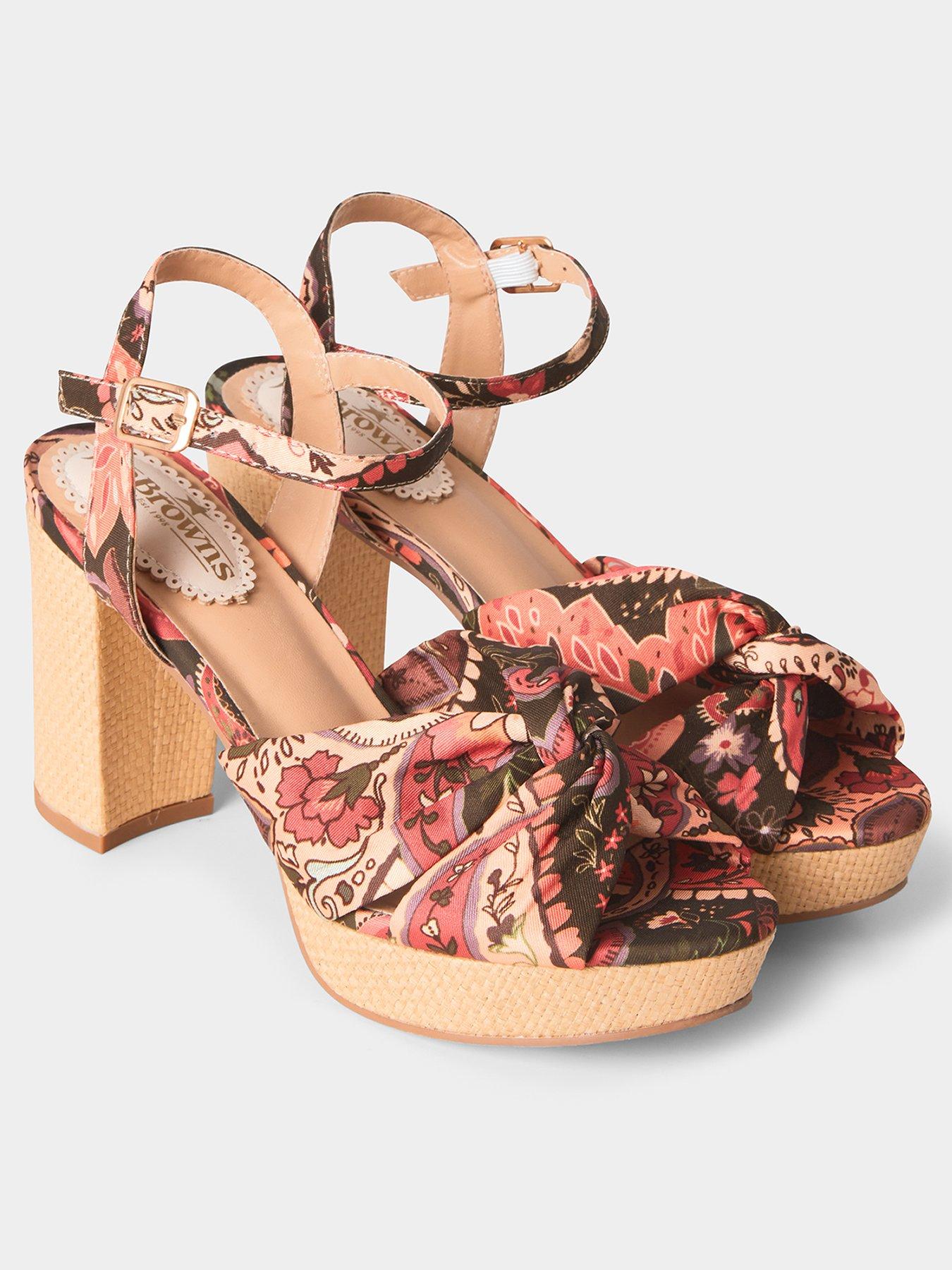 Buy Shoetopia Women Multicoloured Colourblocked Wedge Heels with Buckles  Online at Best Prices in India - JioMart.
