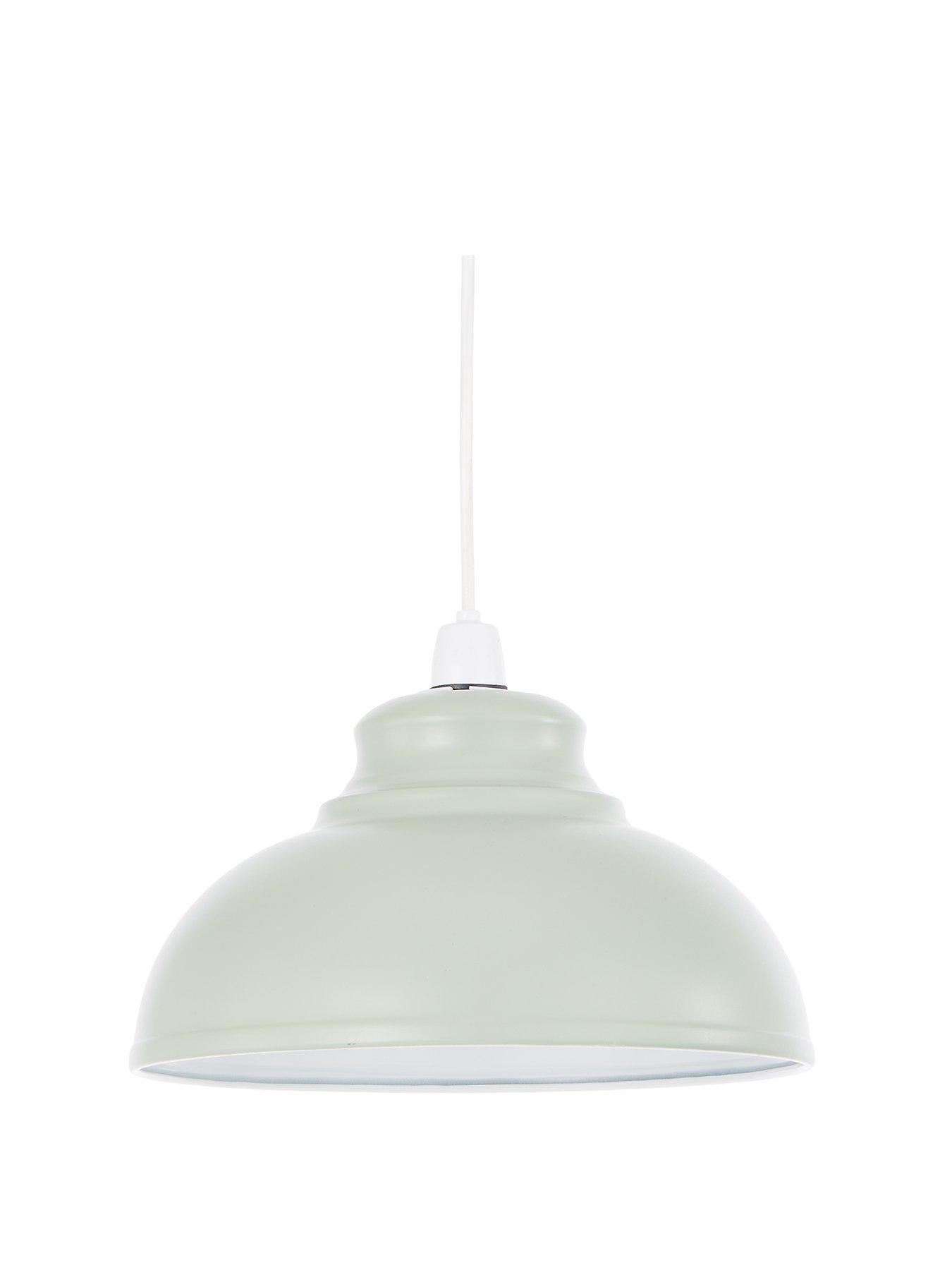 undefined Dome Spun Metal Shade - Sage