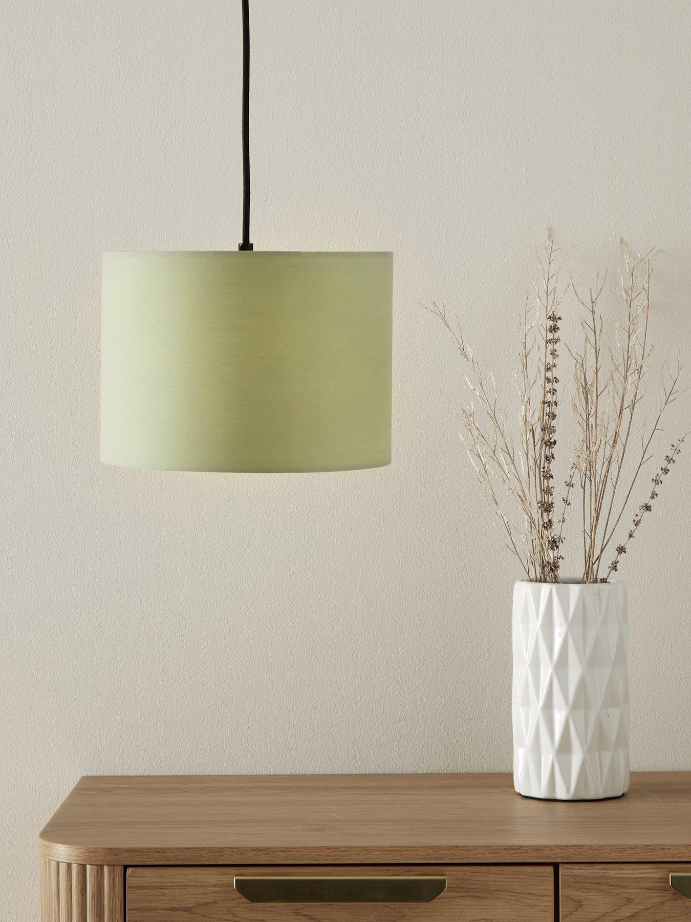 The Very Collection Langley Easy-Fit Pendant - Sage