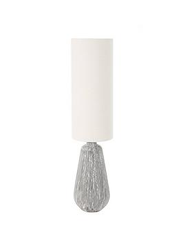 Product photograph of Very Home Scratch Ceramic Floor Lamp from very.co.uk