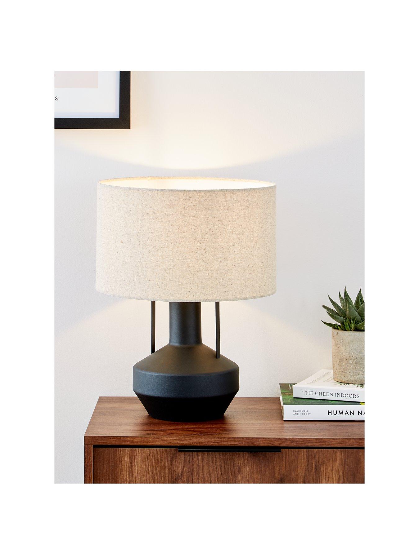 West elm deals black lamp