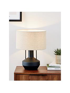 Product photograph of Very Home Metal Spun Table Lamp from very.co.uk