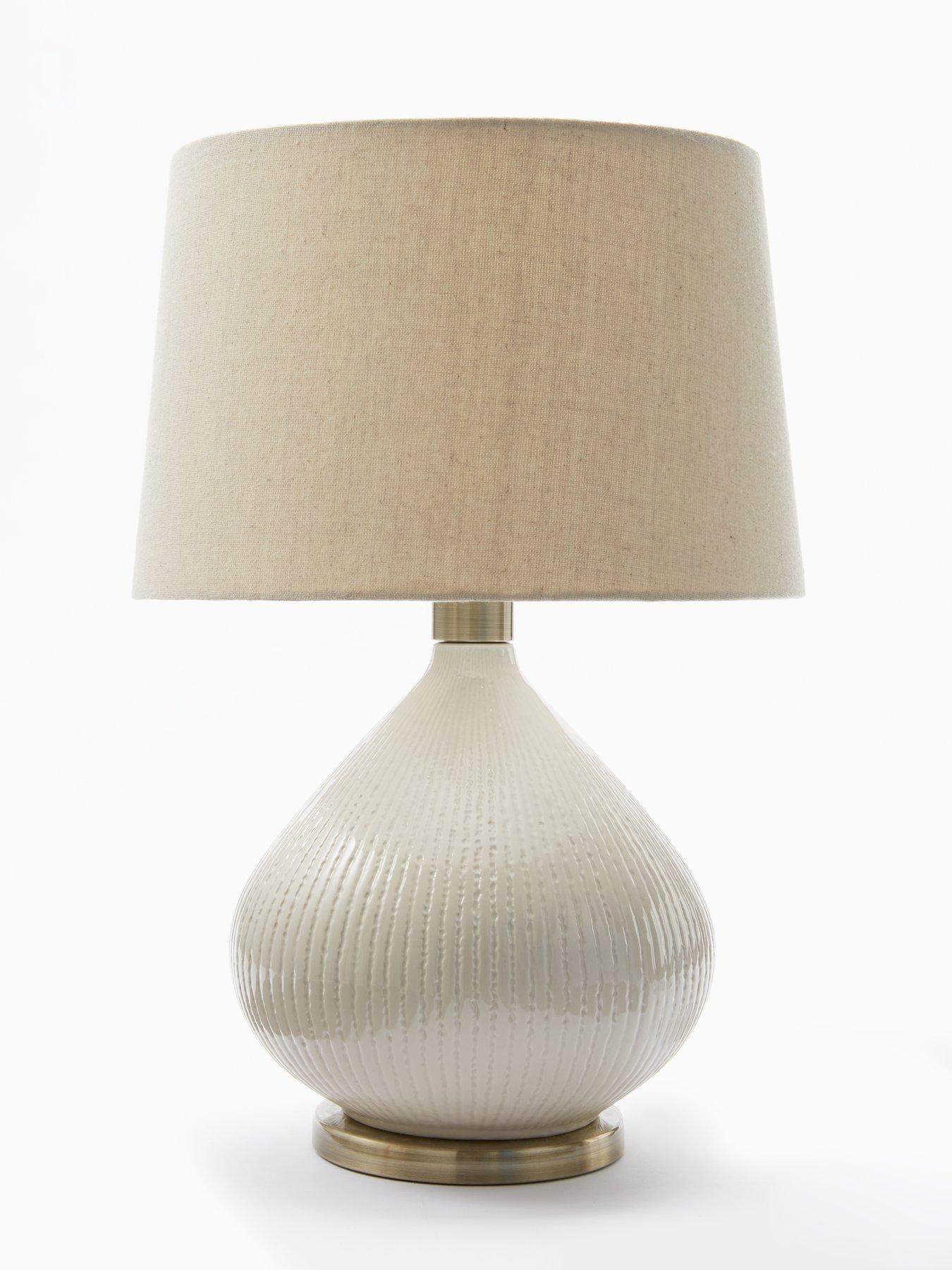 Image 2 of 6 of The Very Collection Aveline Ceramic Table Lamp