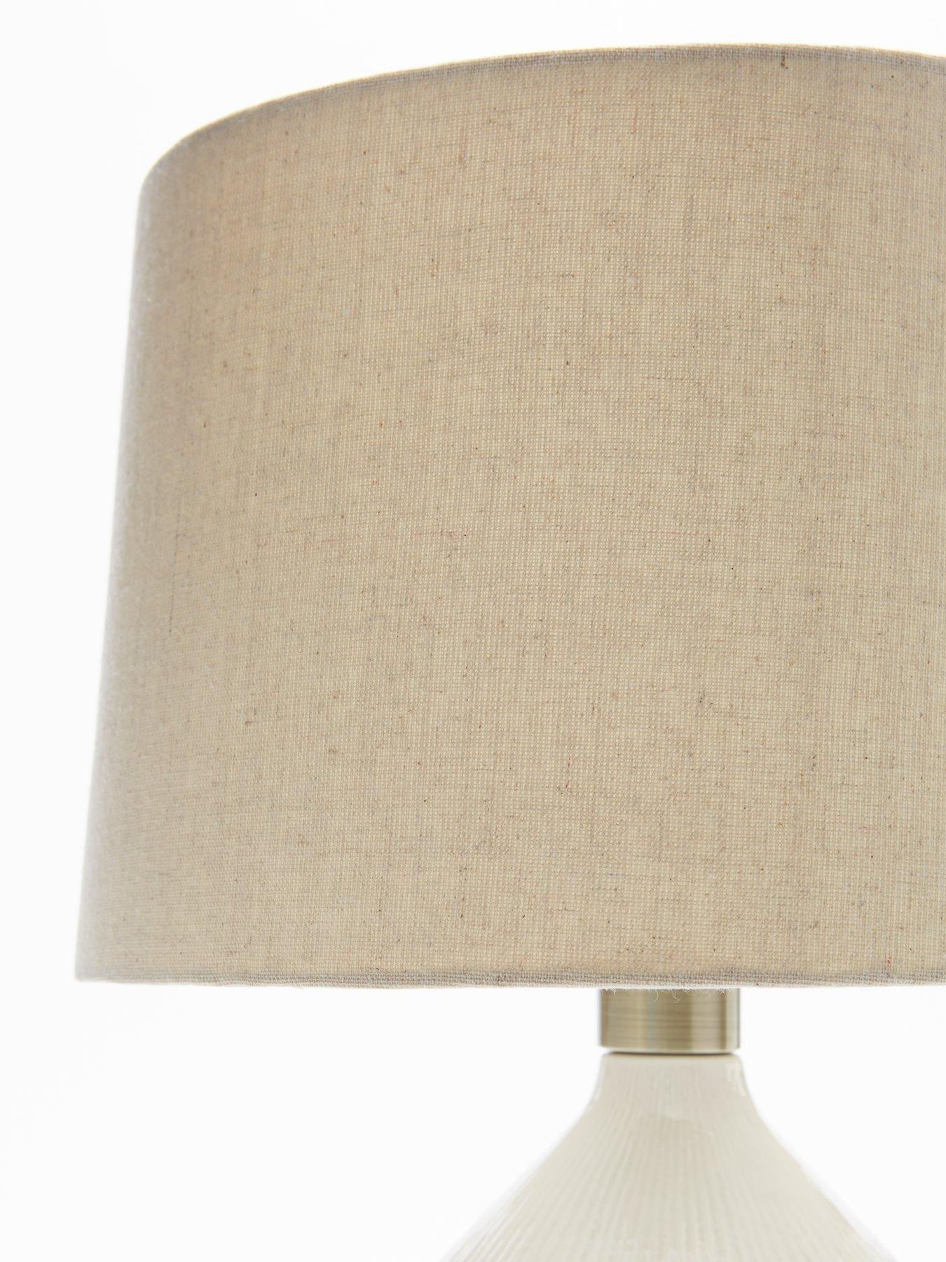 Image 4 of 6 of The Very Collection Aveline Ceramic Table Lamp