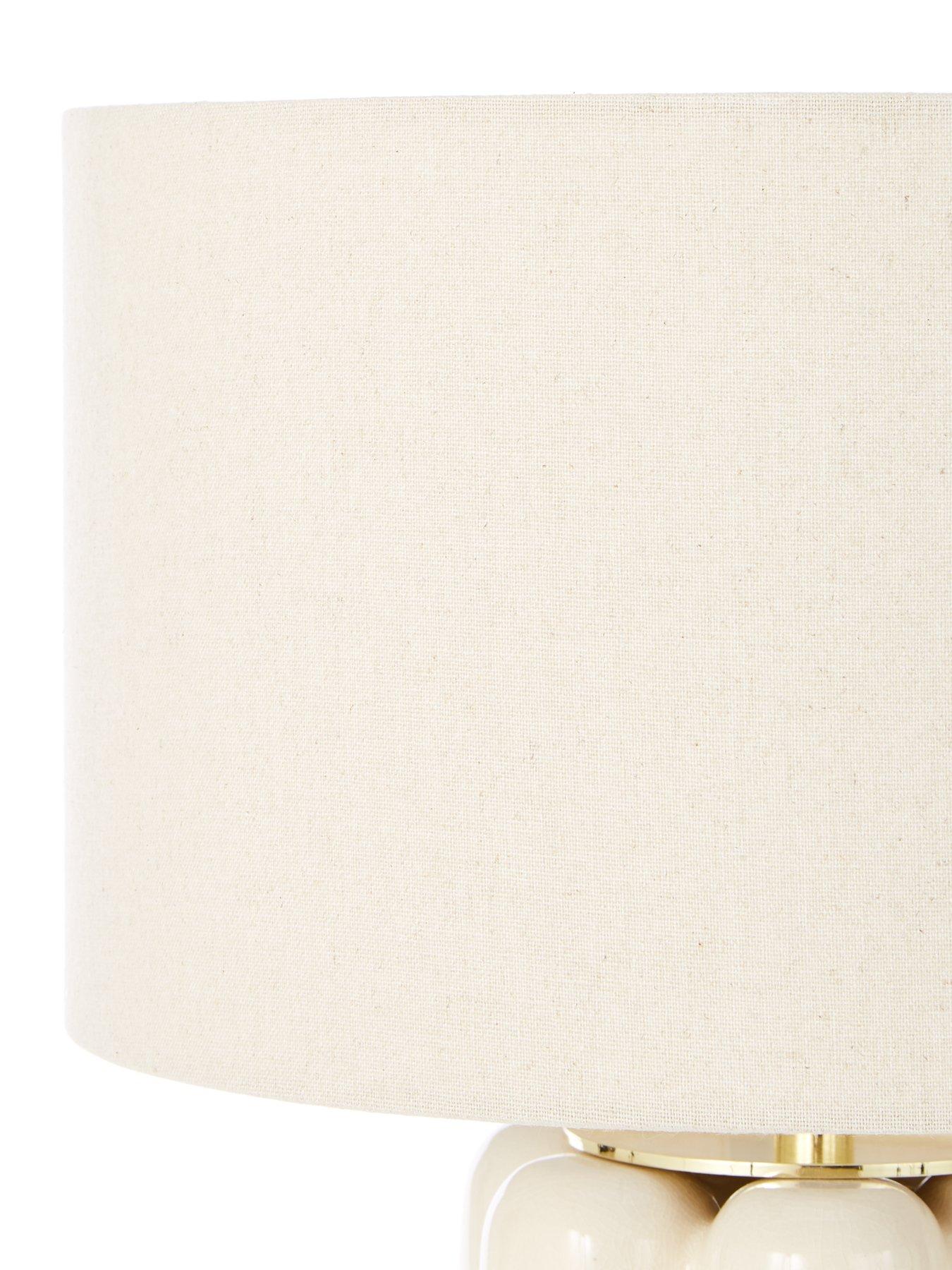 Image 4 of 5 of Very Home Chubby Ceramic Table Lamp