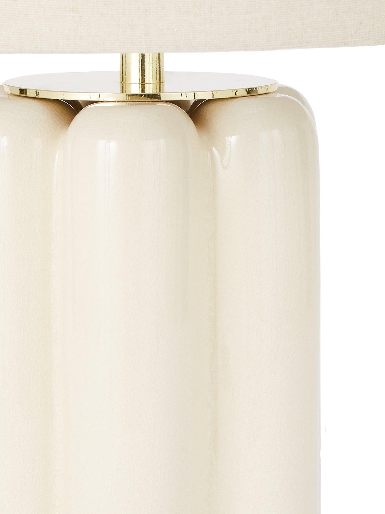 Image 5 of 5 of Very Home Chubby Ceramic Table Lamp