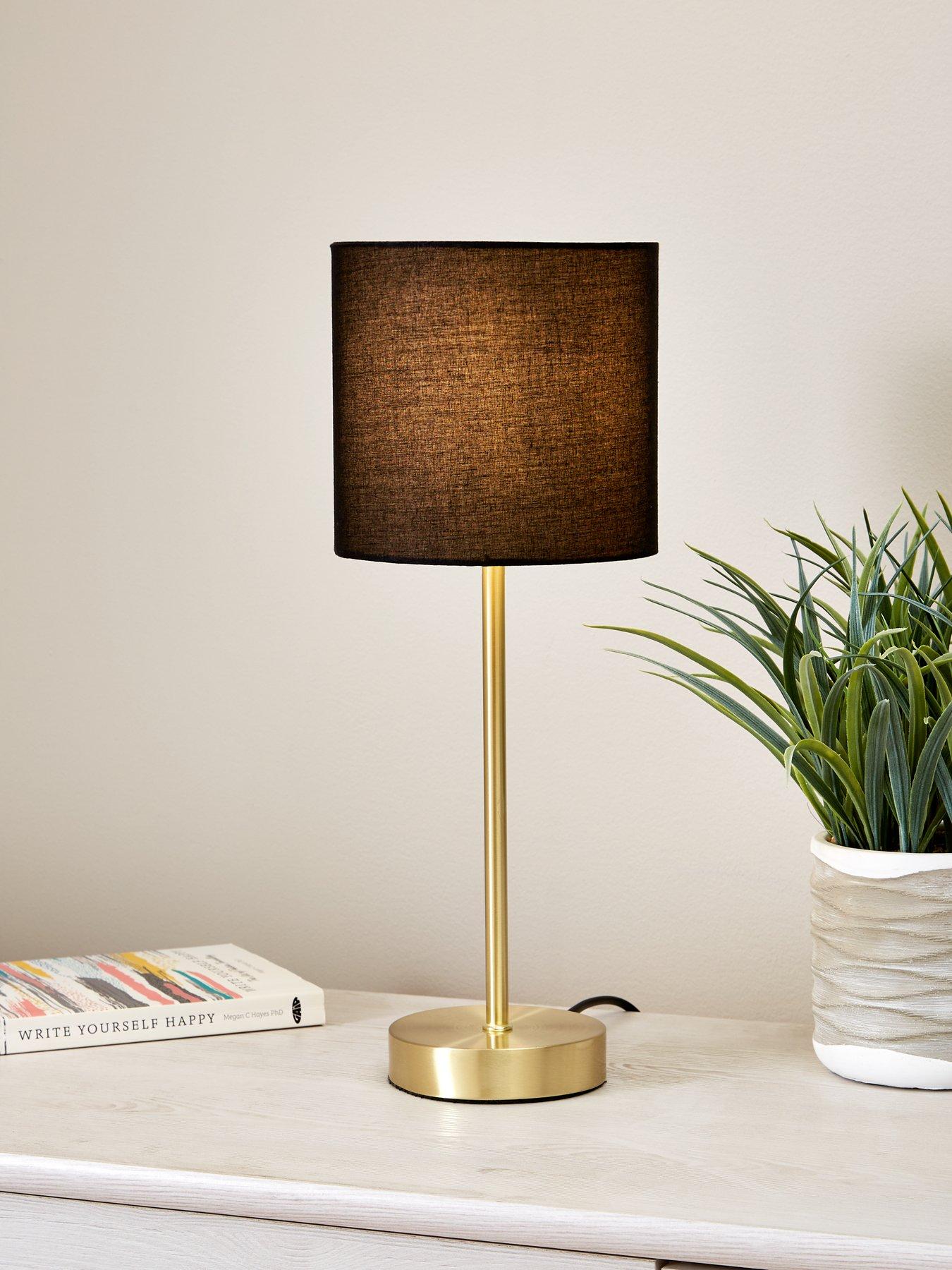 Image 2 of 5 of Everyday Langley Table Lamp - Black/Brass
