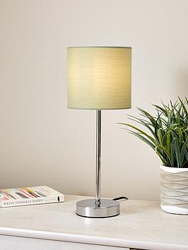 Product photograph of Everyday Langley Table Lamp - Sage from very.co.uk