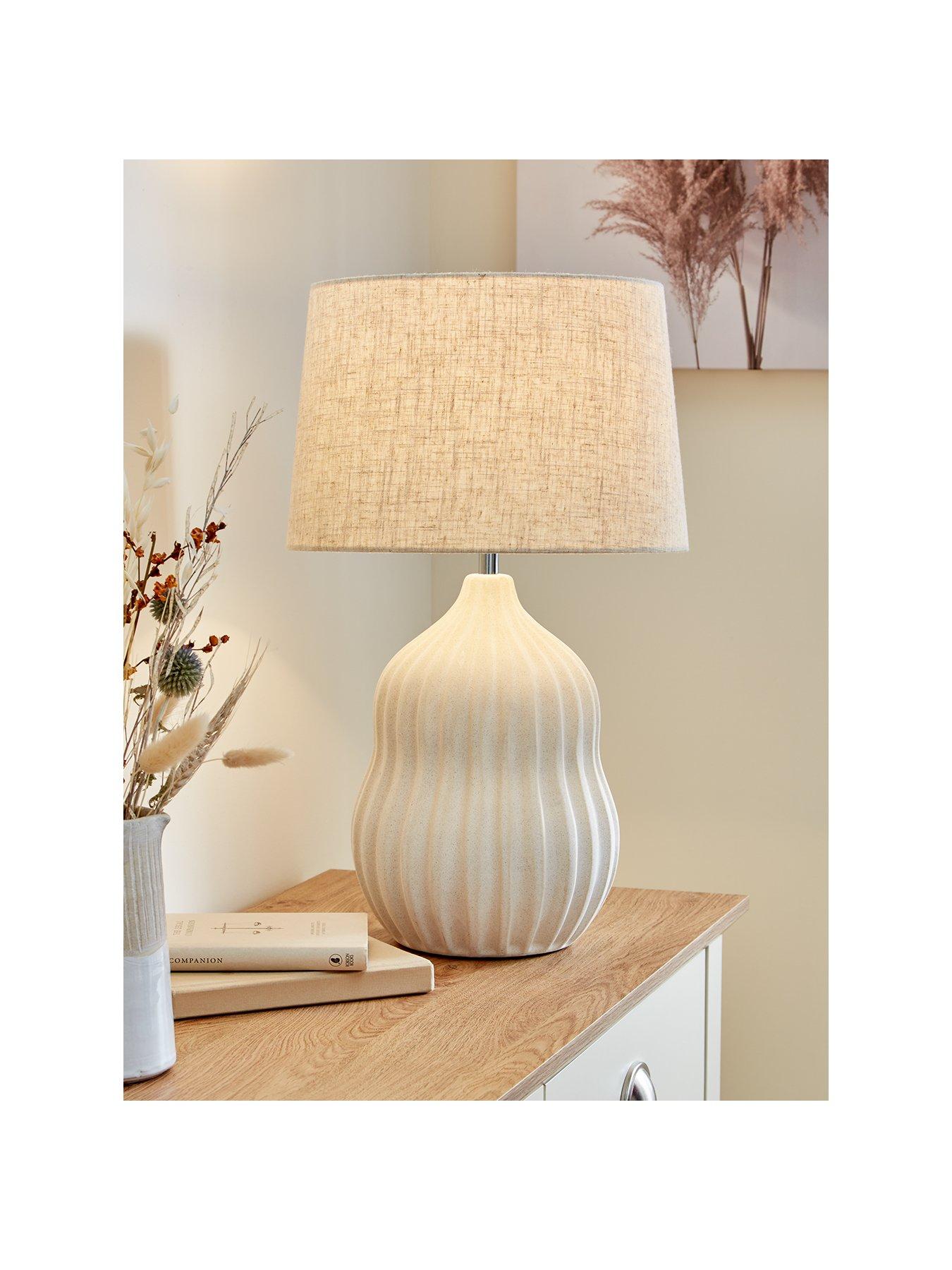 Image 1 of 5 of Very Home Everly Ceramic Table Lamp
