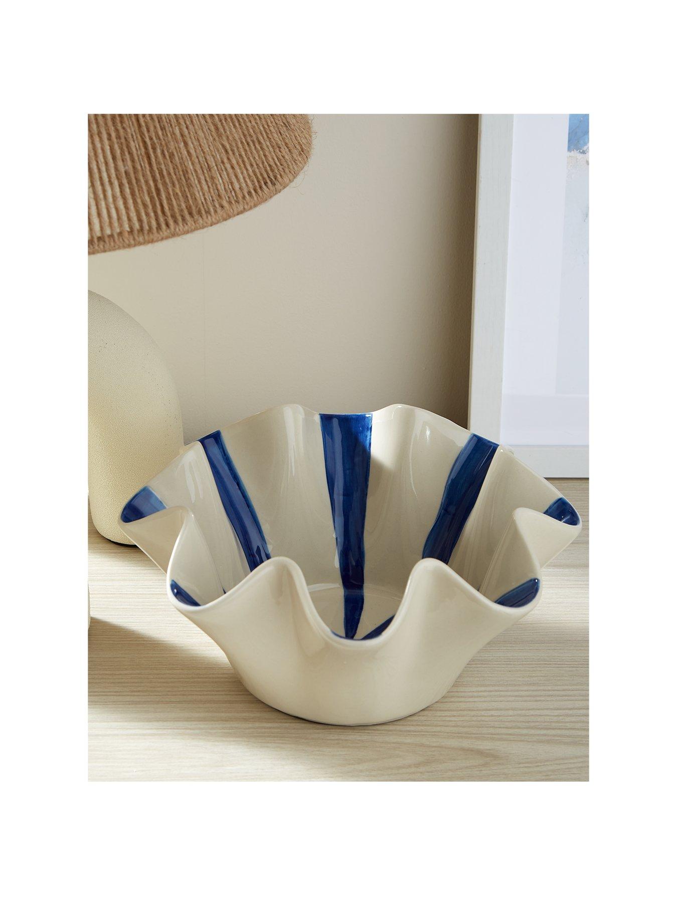 Product photograph of Very Home Handkerchief Bowl from very.co.uk