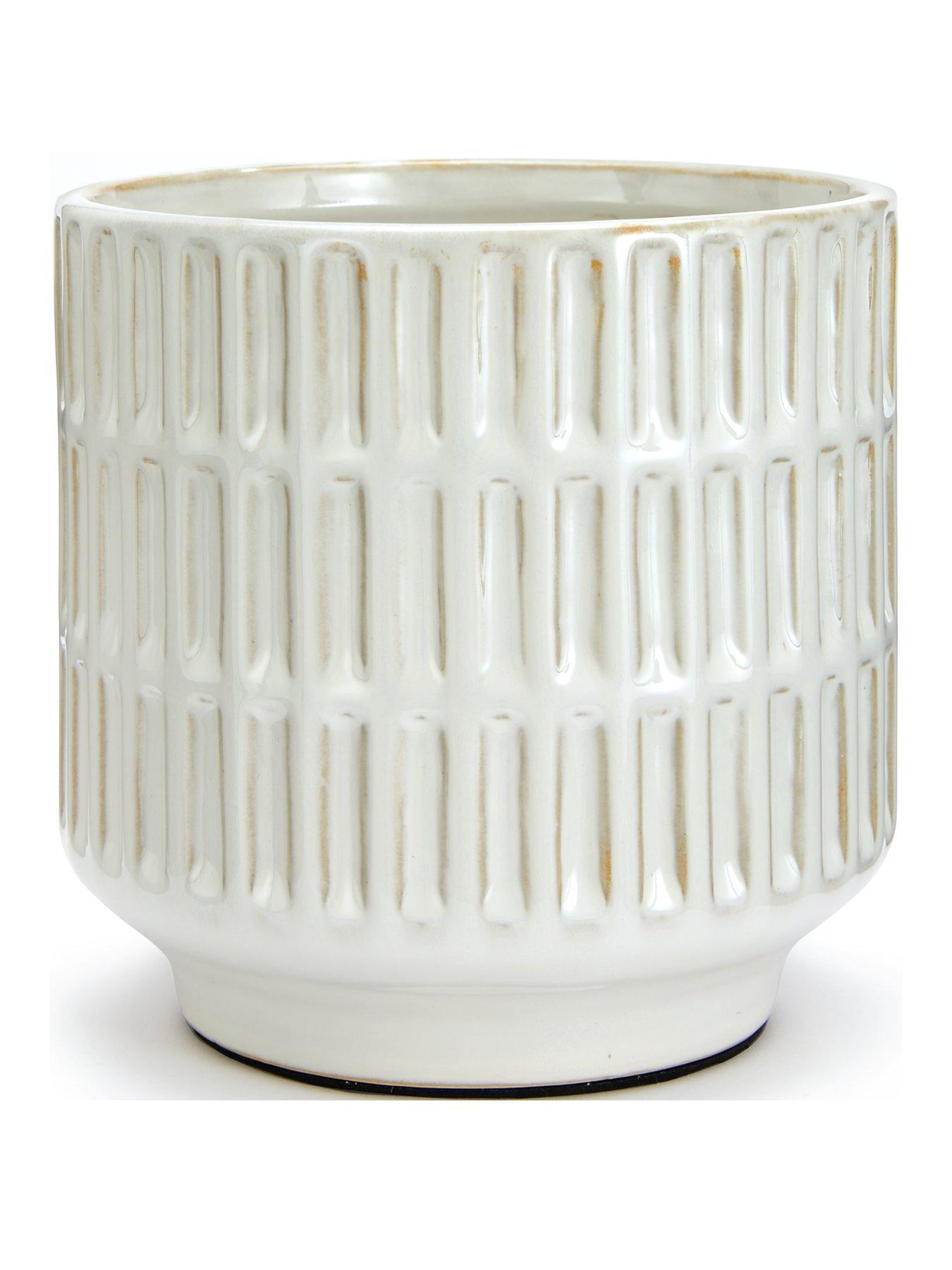 The Very Collection Natural Debossed Planter | Very