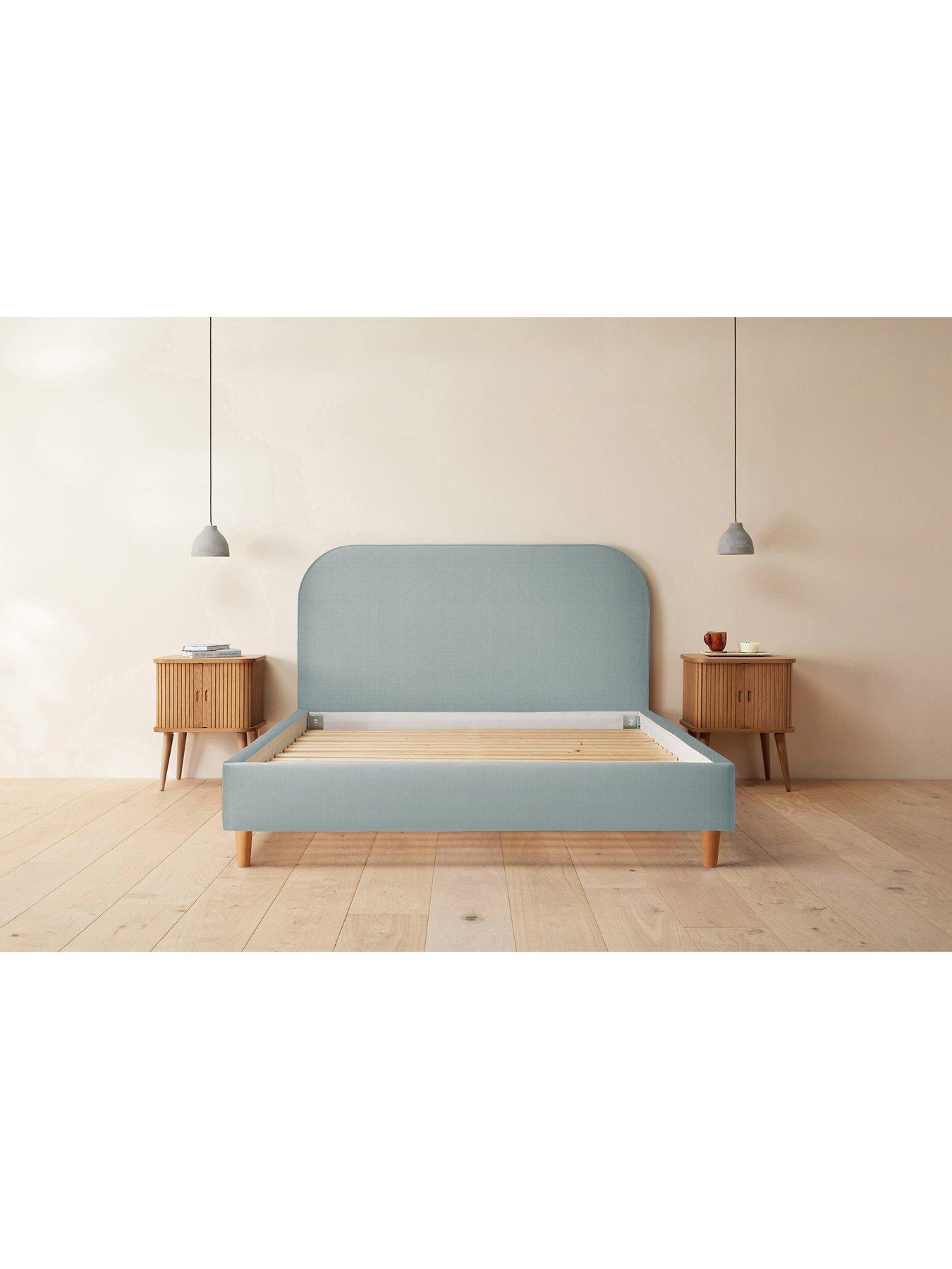 Simba upholstered bed deals frame