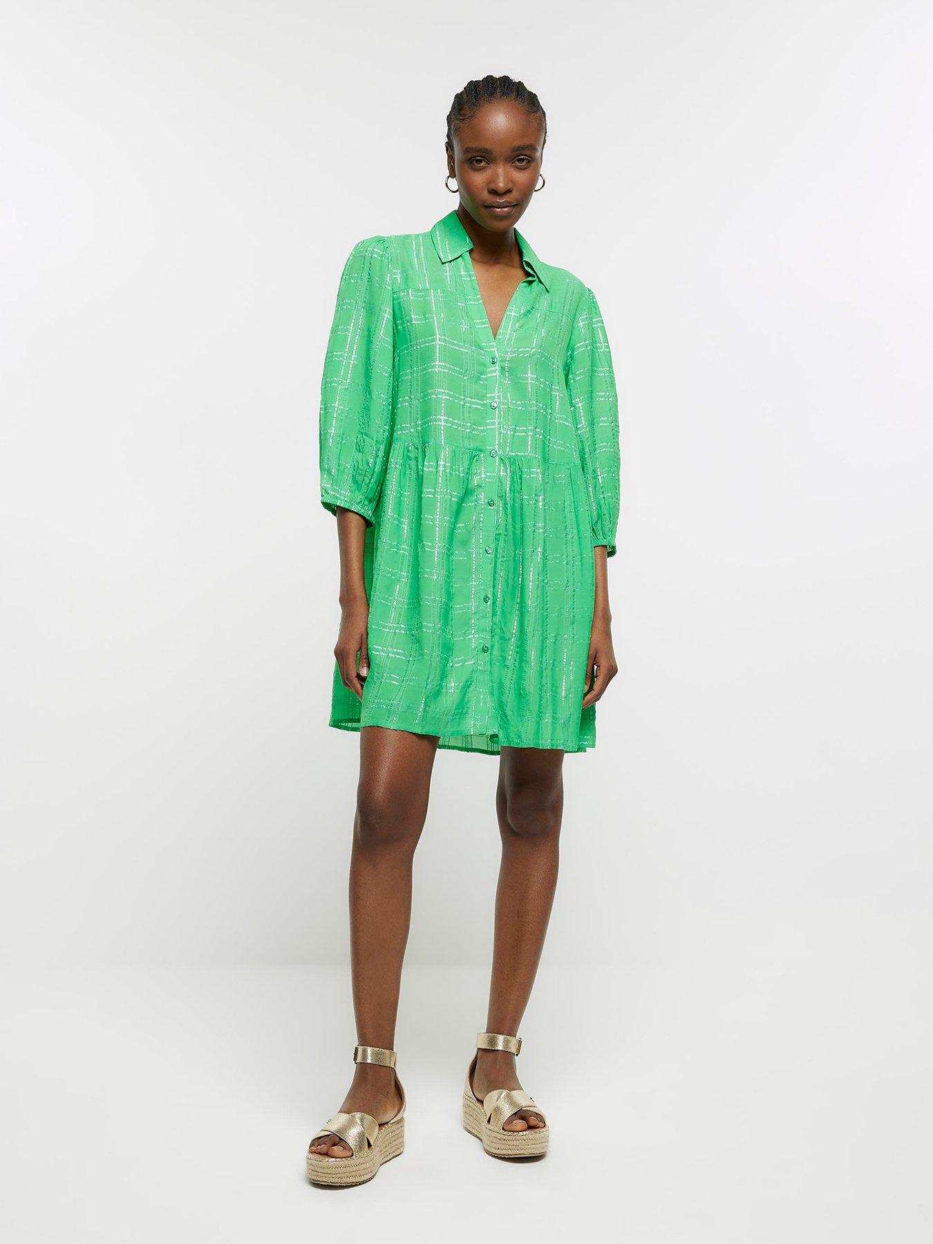Shirt dress top river island
