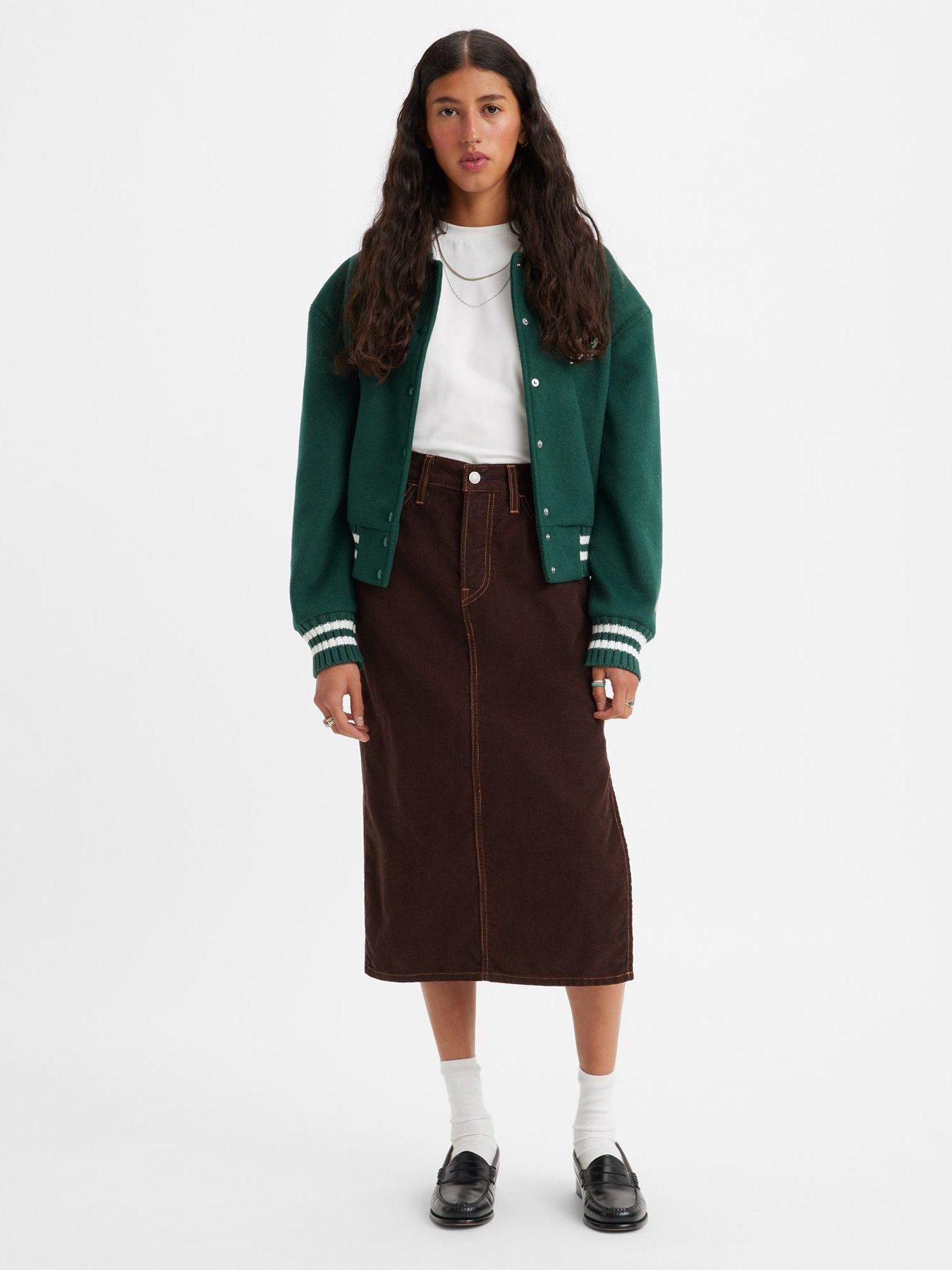 Levis side slit sales skirt