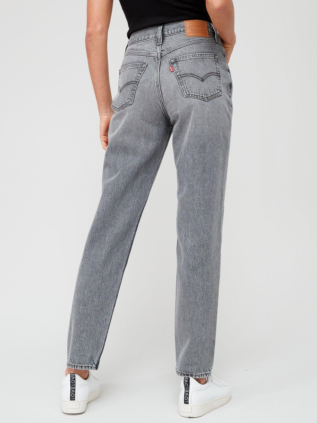 80's Mom Jeans - Grey