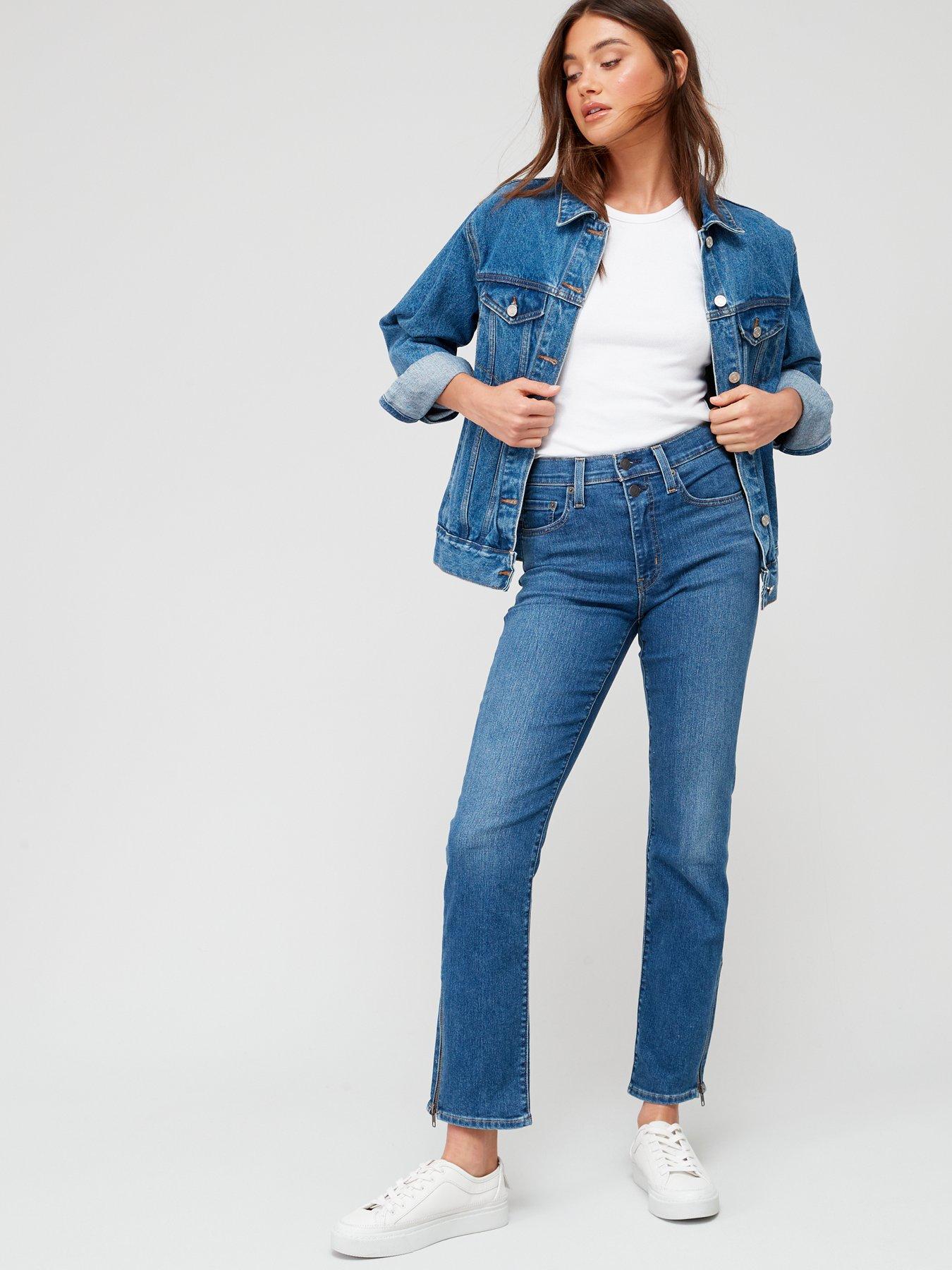 Flip Waist Straight Denim – Lane 201