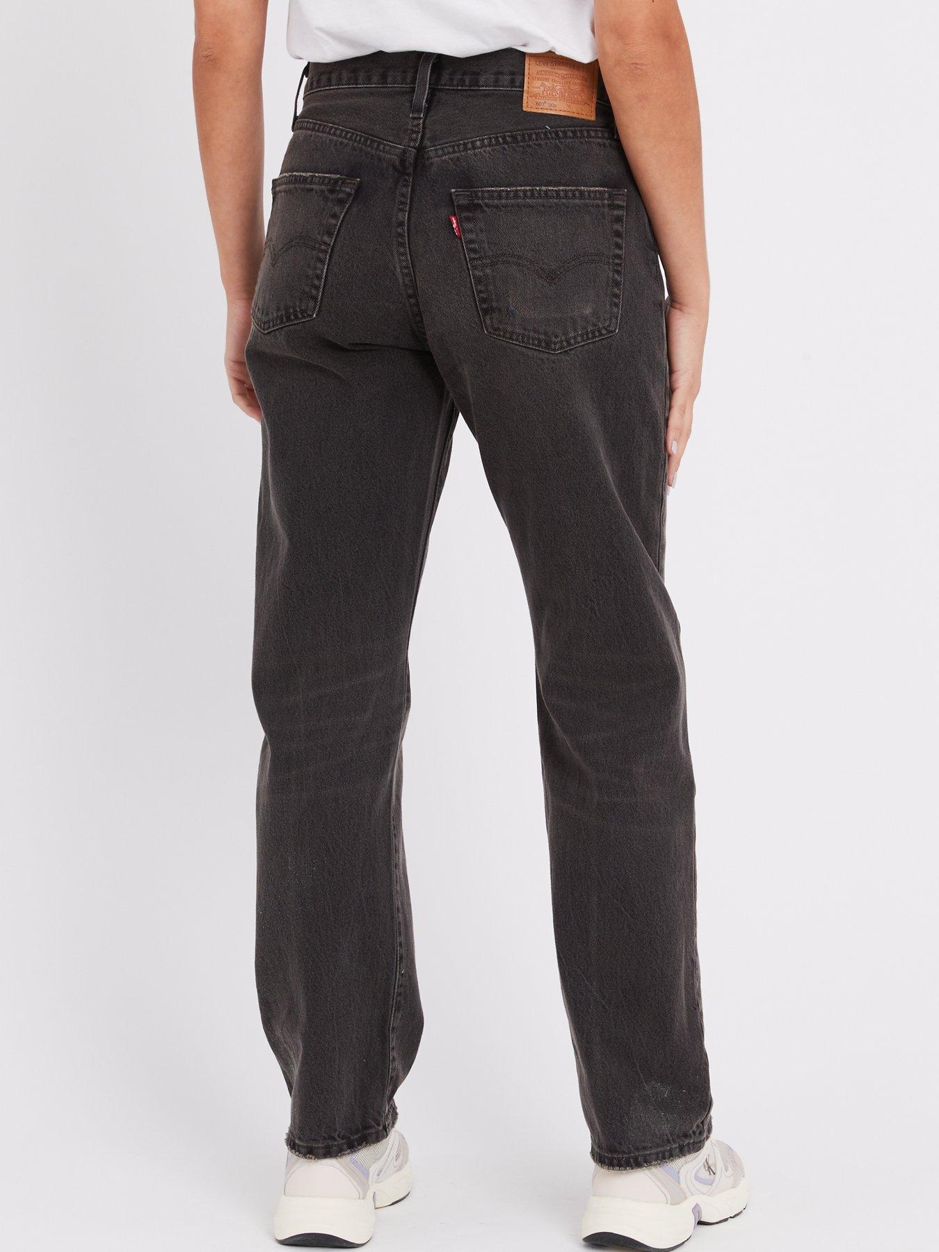 Levi's 501 90s Straight Leg Jeans - Stitch School - Black