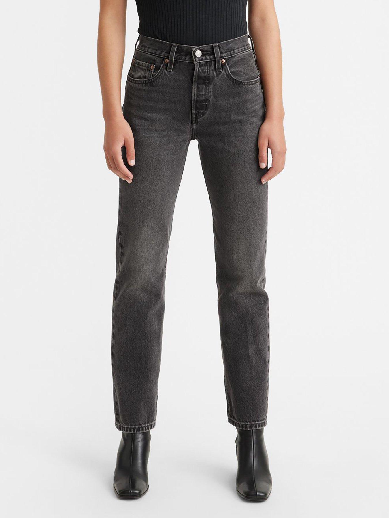 724 High Rise Straight Jean - Never Forget - Grey