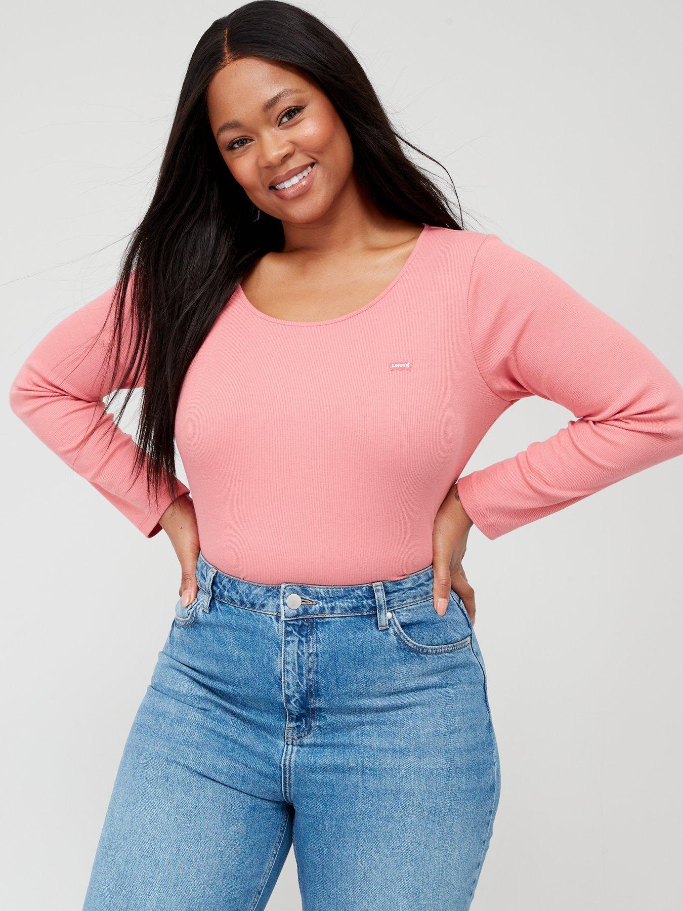 Levi'S Plus Plus Honey Long Sleeve Top - Italian Rose