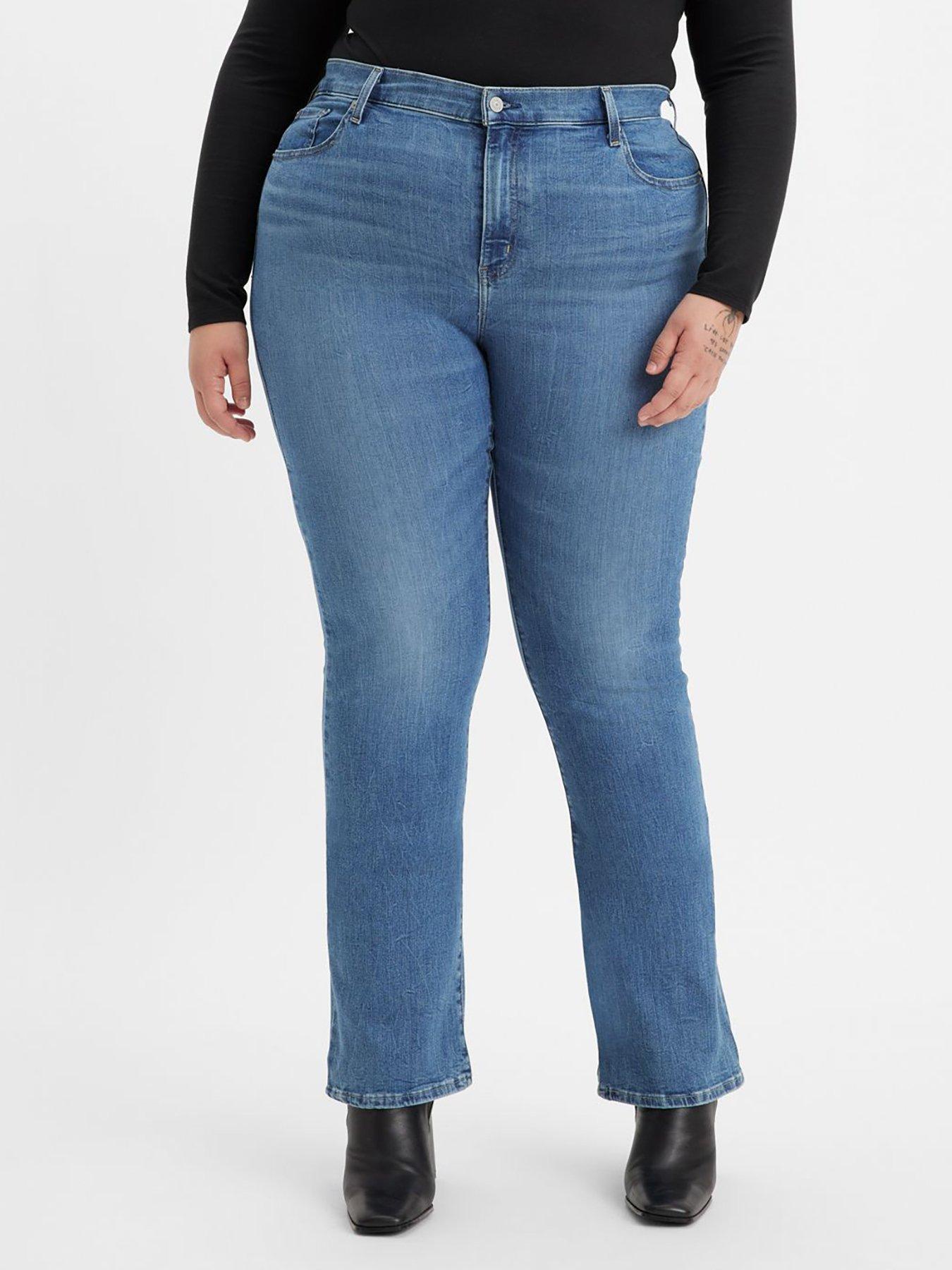 Levi's Women's Plus Size 725 High Rise Bootcut Jeans, (New) Light