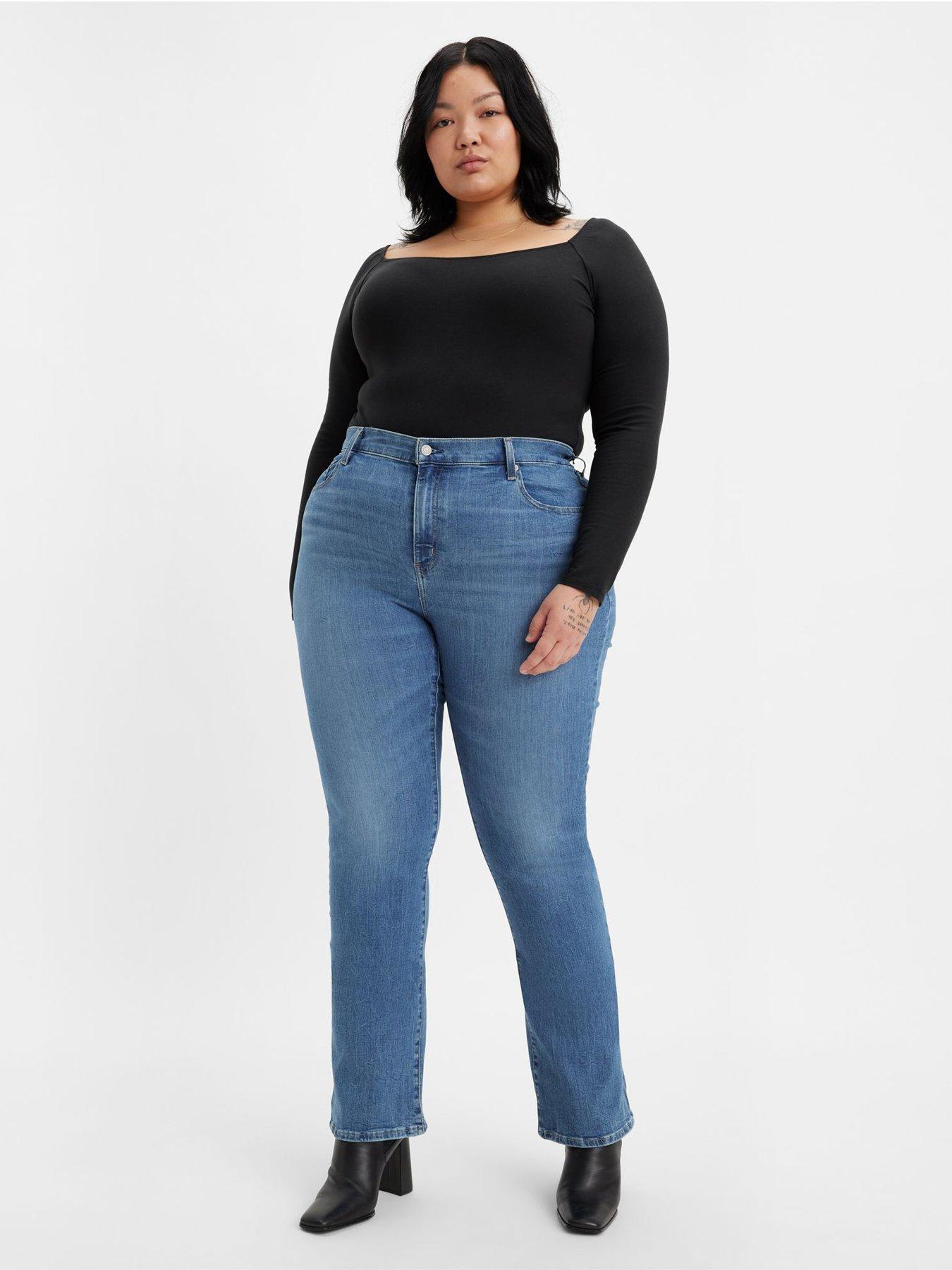 Levis jeans clearance plus women's sizes