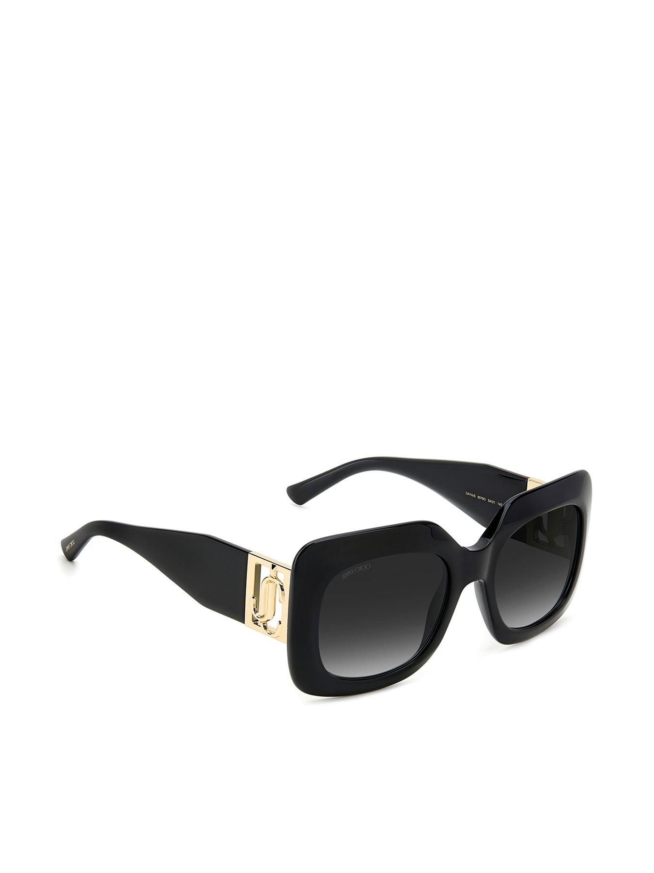 Jimmy choo best sale sunglasses black