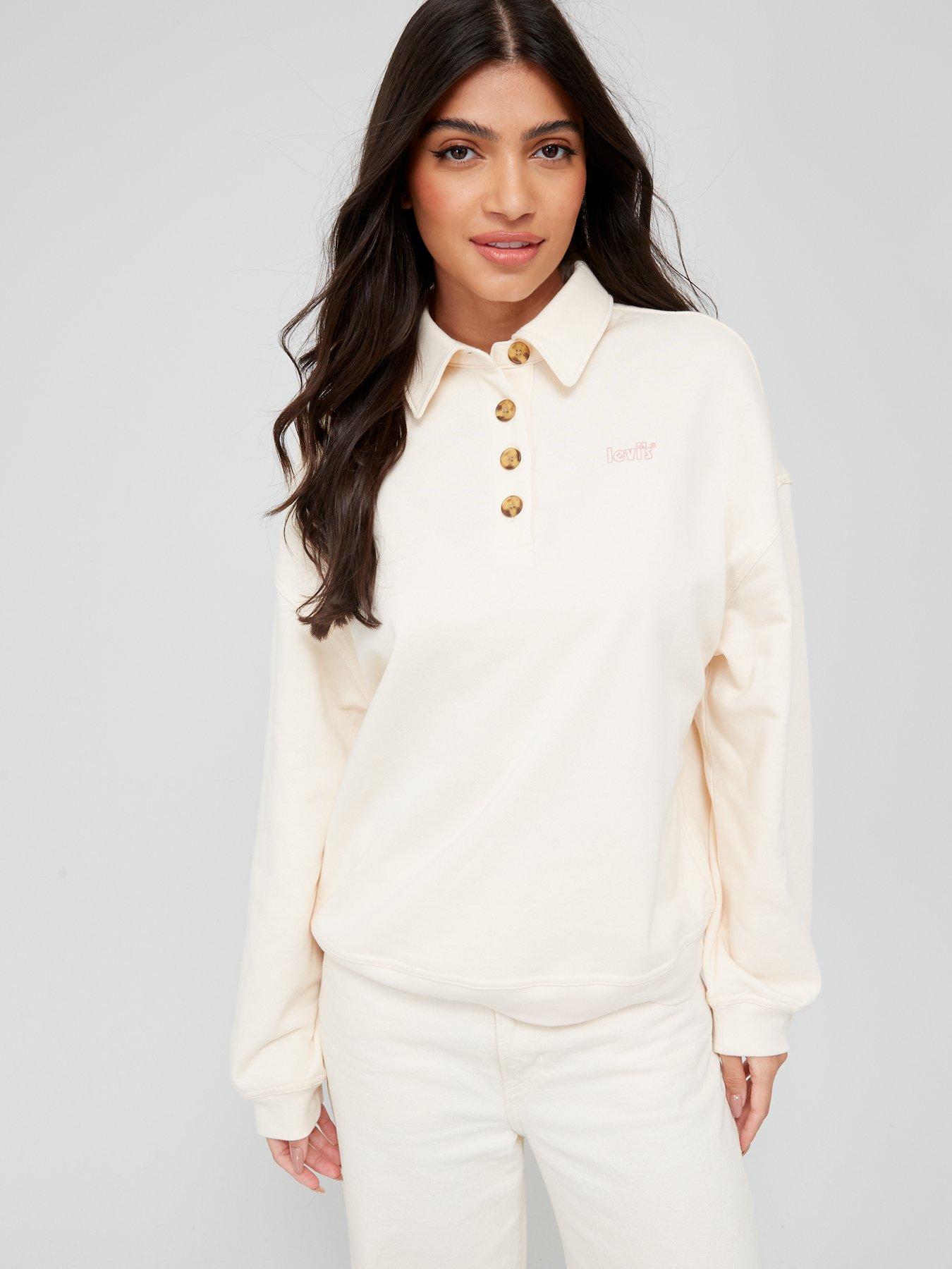 Levis hotsell sweater white