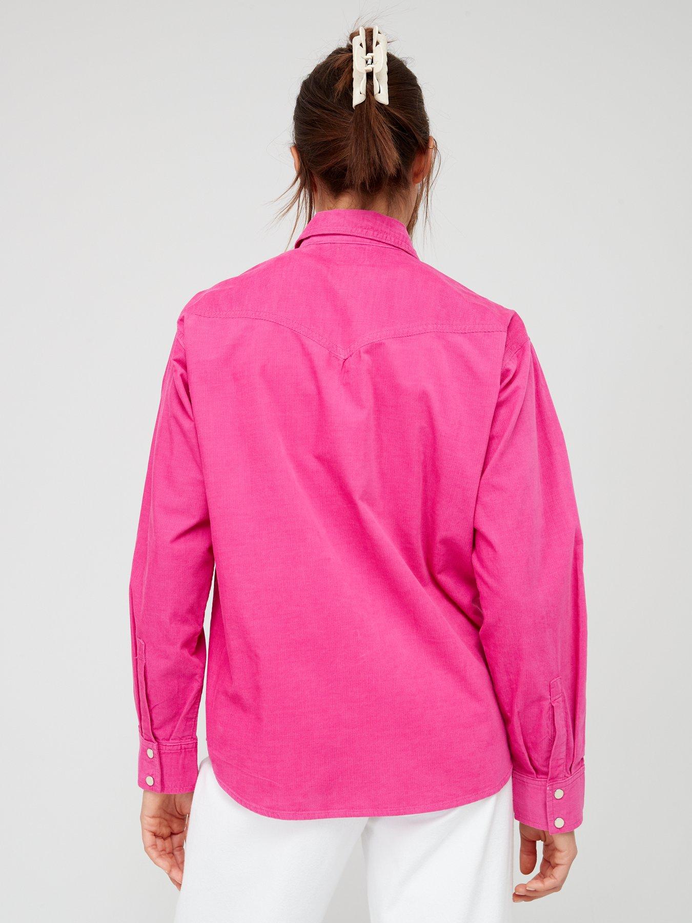 Levi's Donovan Western Shirt Reds - Rose Violet | very.co.uk