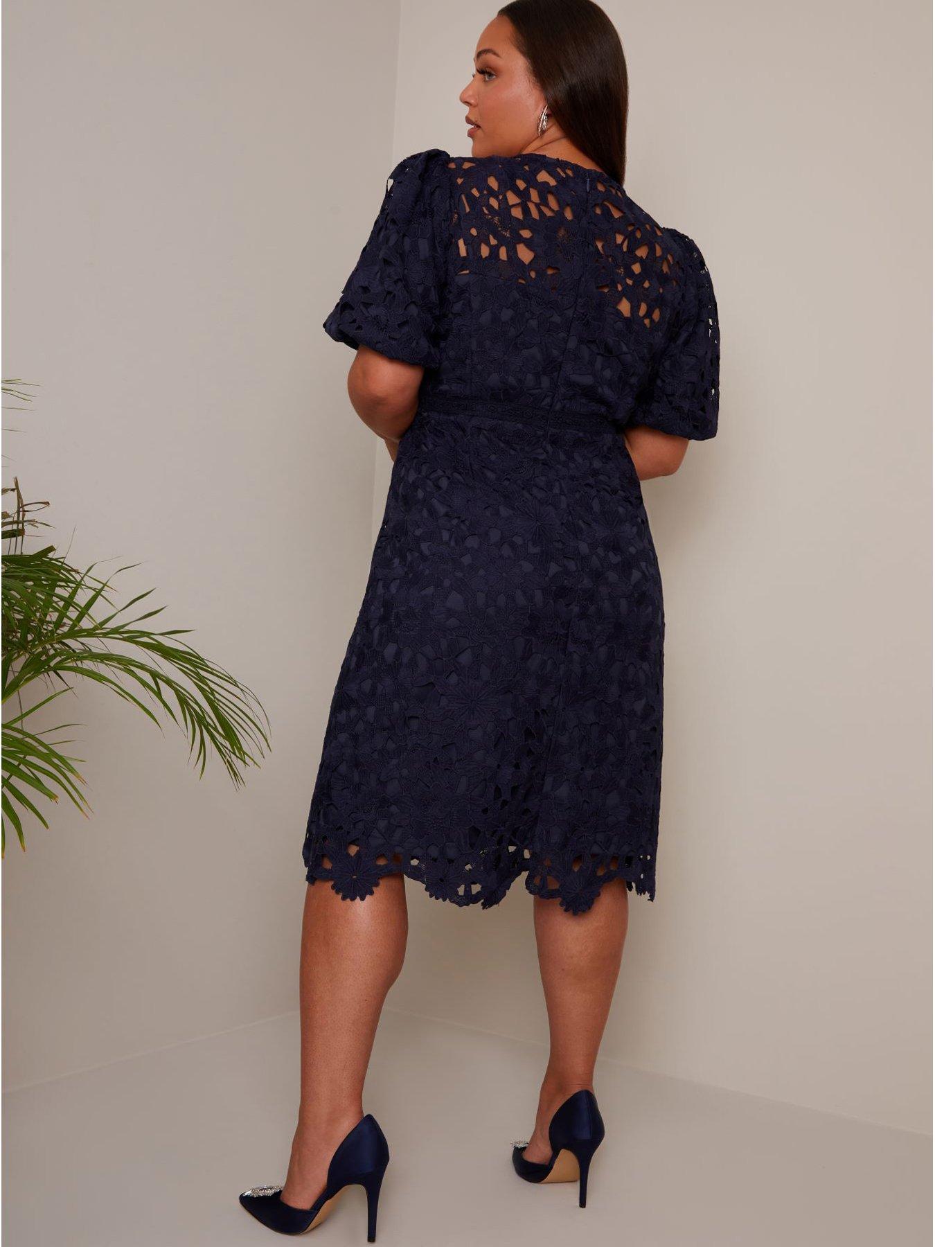 Chi chi outlet black lace dress